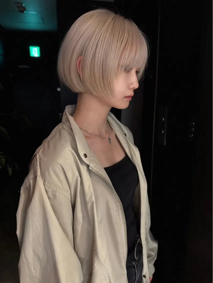ショート ショートボブ ボブ ショートヘア fifth原宿 宮部蓮のヘアスタイル