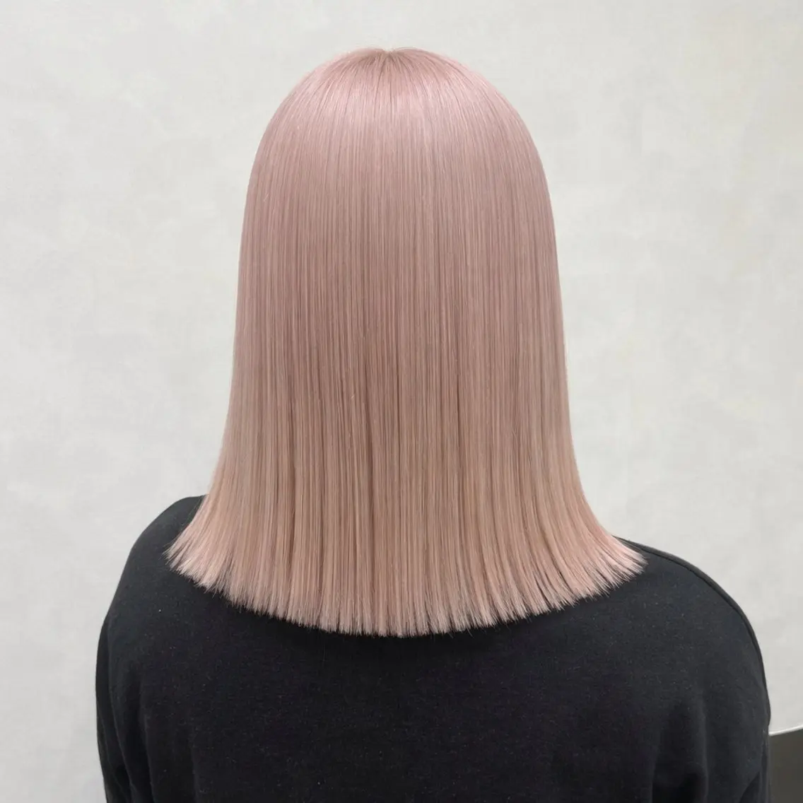 ミディアム カラー ベージュカラー ブリーチ ケアブリーチ ハイトーンカラー ピンクカラー ヘアカラー ヘアセット ✨ブリーチ支持No1 複雑履歴修正/舘岡のヘアスタイル