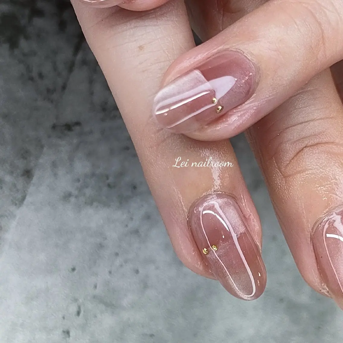 ネイル アートネイル ピンク lei🌼 nailroomのネイルデザイン