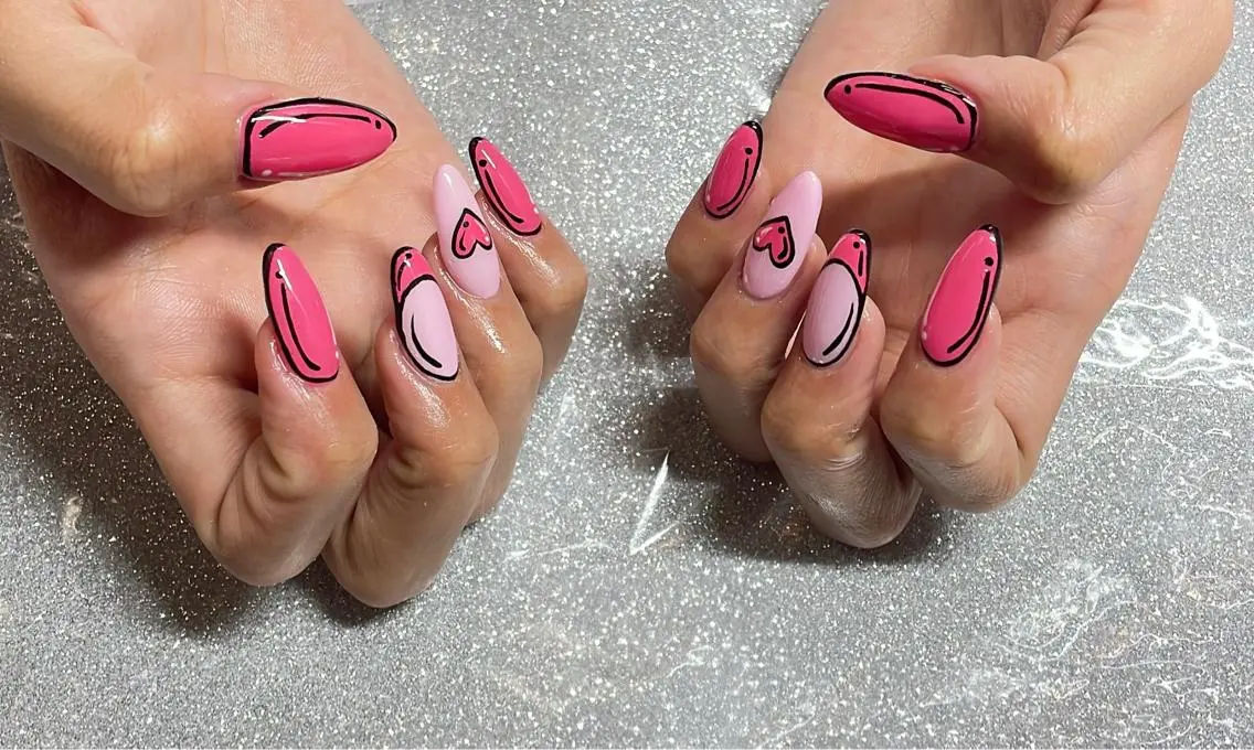 ネイル ハンドネイル VIERU 🌈🎀💖のネイルデザイン