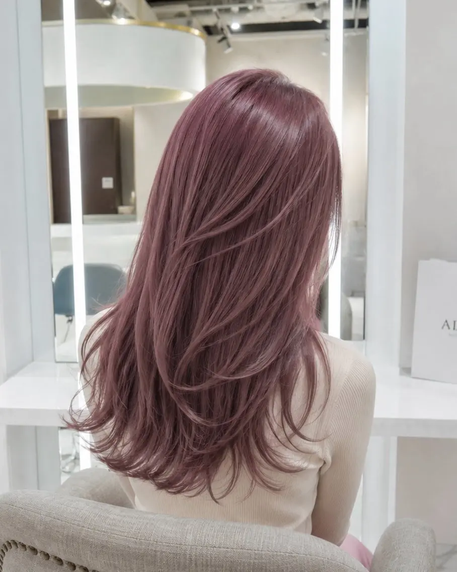 ロング カット ヘアカラー SHUTO カラー支持率No.1のヘアスタイル