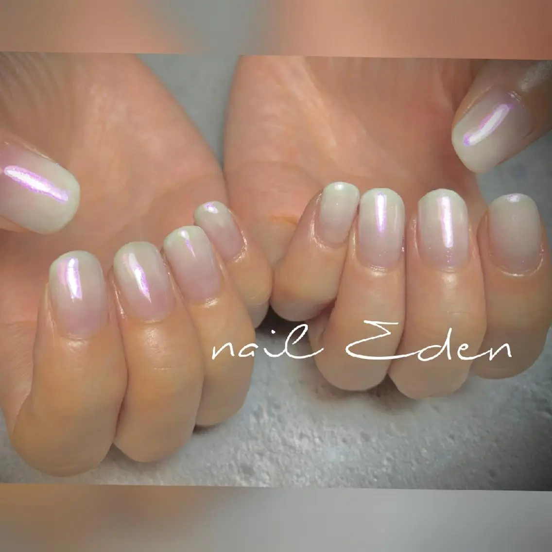 ネイル オーロラネイル Eden ♾️のネイルデザイン