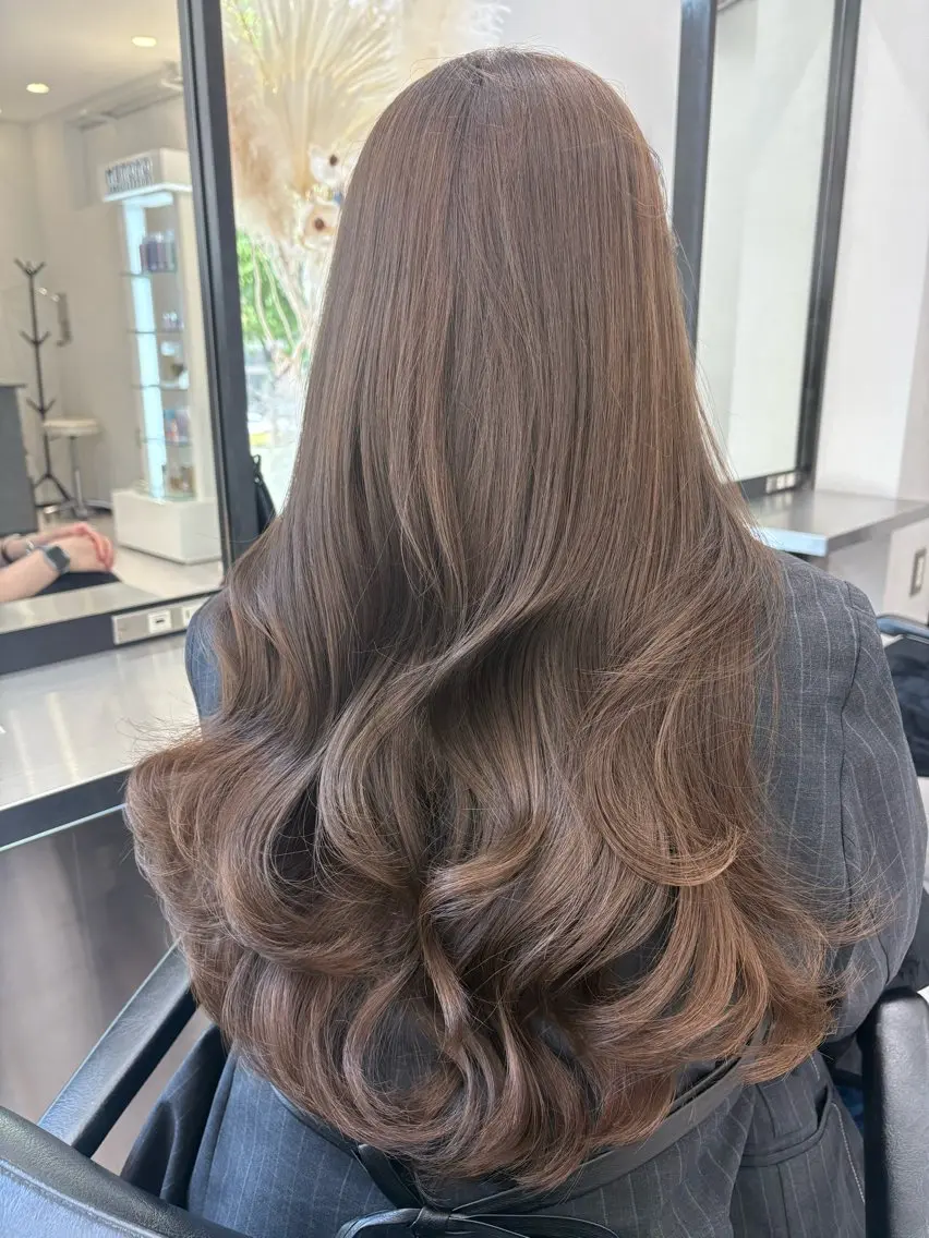 ロング カラー 東 奎吾のヘアスタイル
