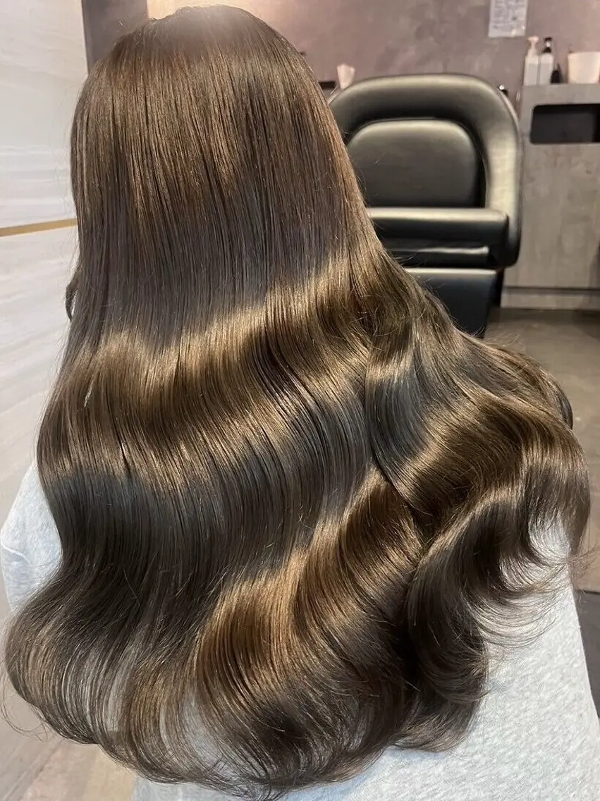 ロング カラー ヘアカラー トリートメント 🍒さき🍒大宮/ 艶カラー特化のヘアスタイル