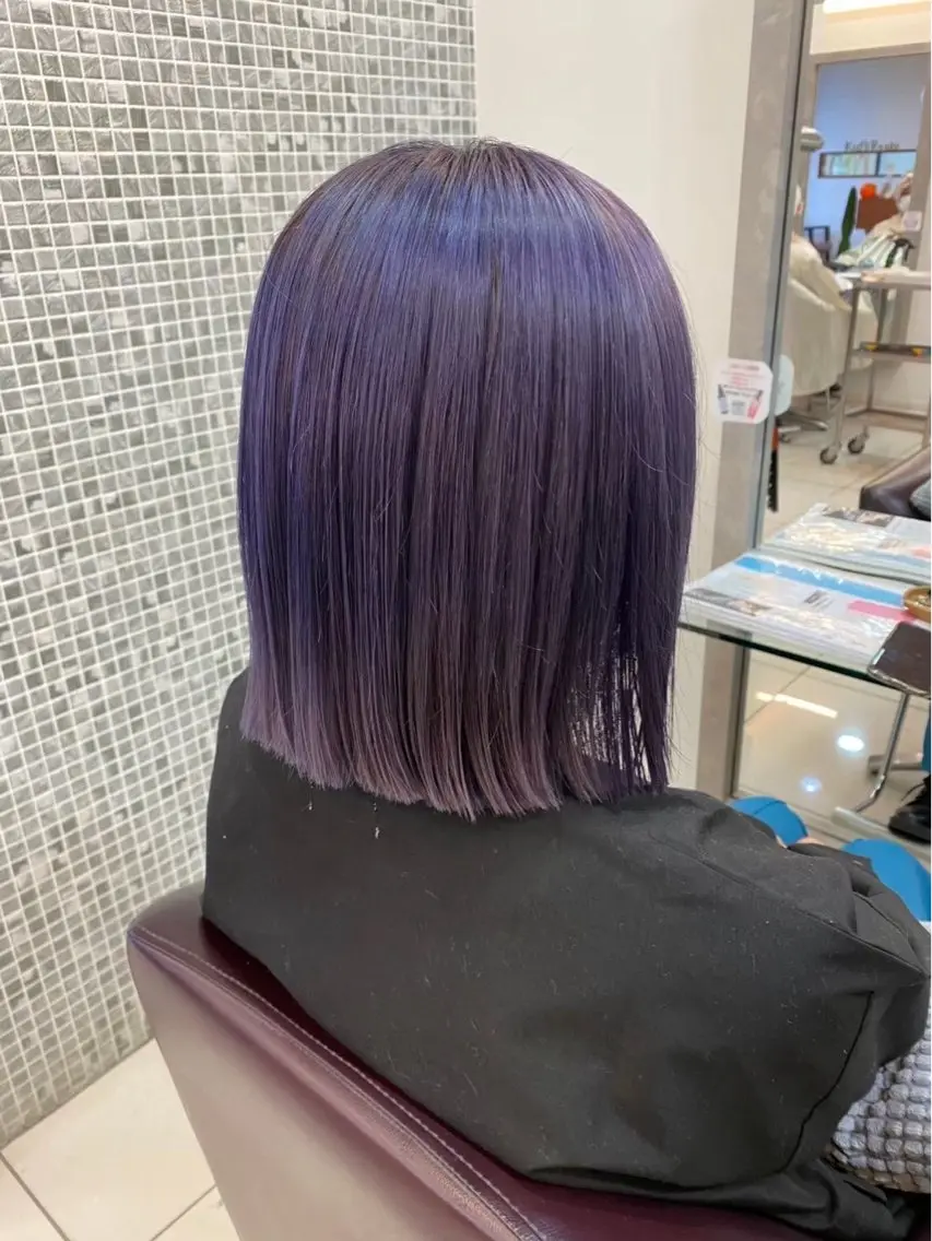 ミディアム 林 莉瑠のヘアスタイル