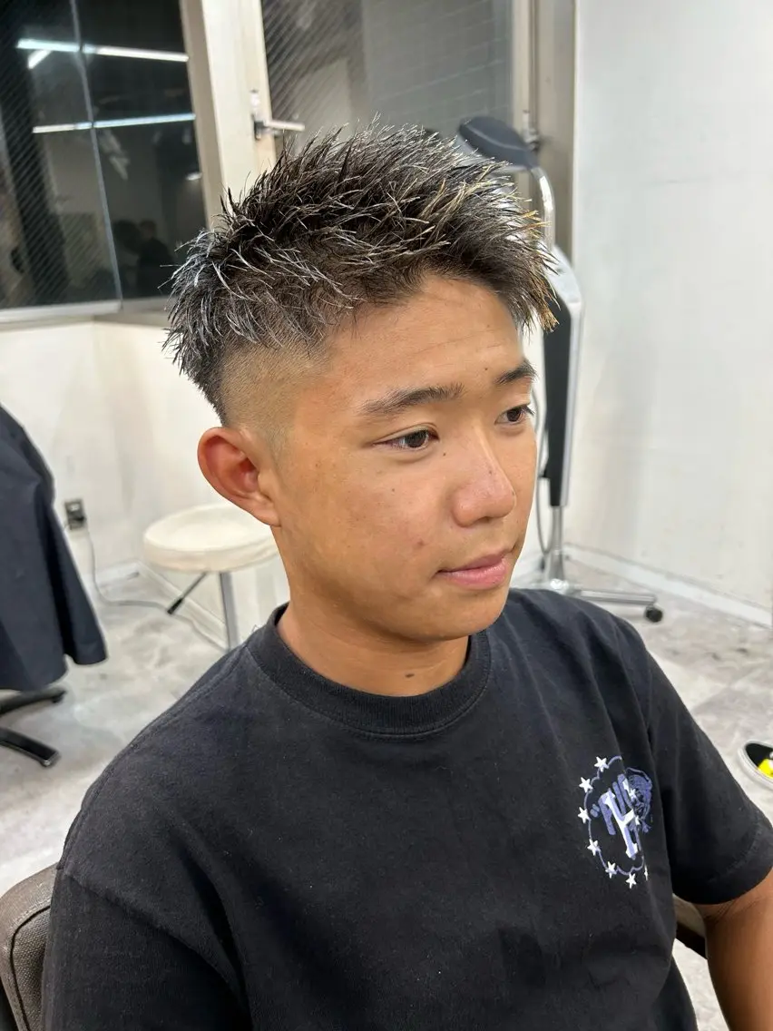 ショート カラー ヘアカラー 渋谷 【メンズ特化】ナゴムのヘアスタイル