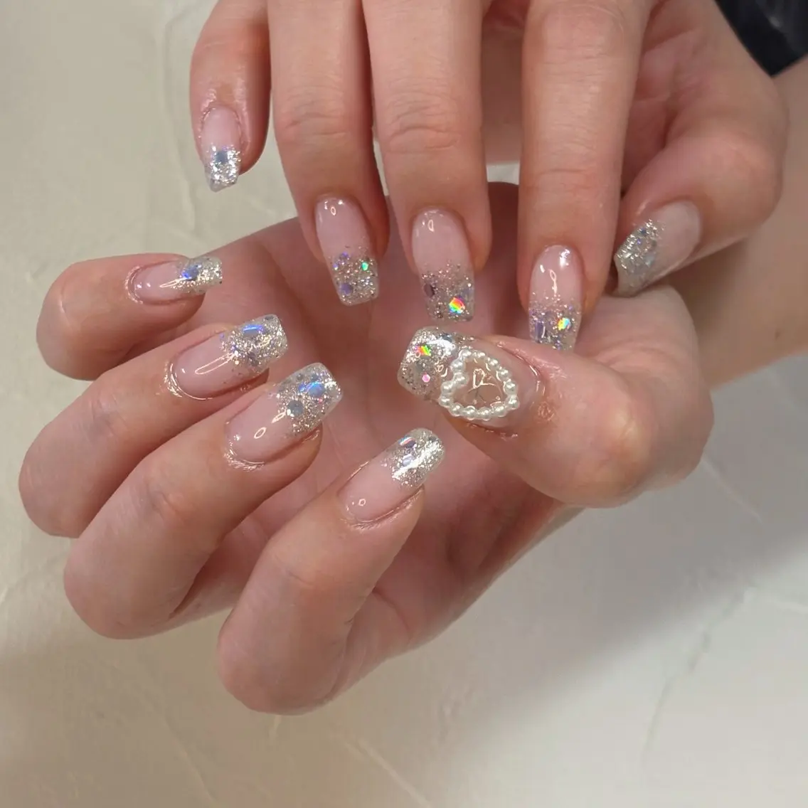 ネイル ラメ(グリッター) ハンドネイル nails 🎀meのネイルデザイン