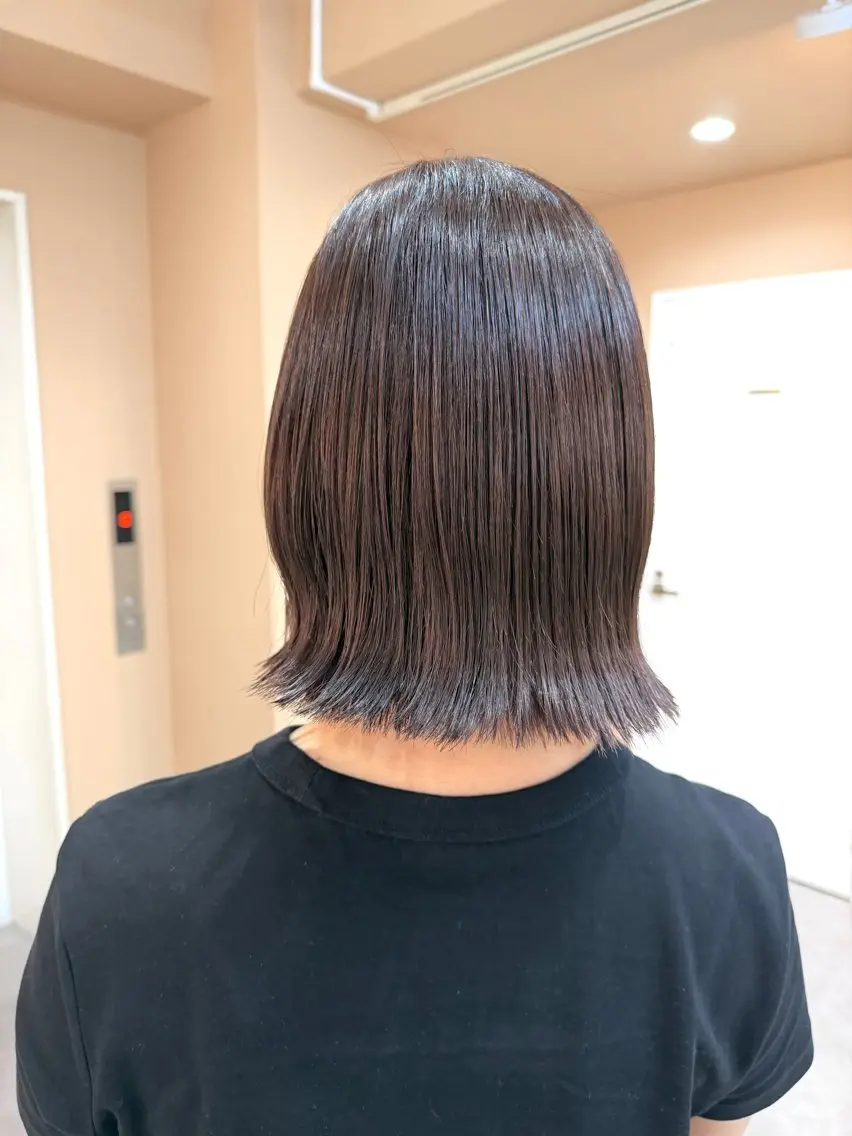 ショート ラベンダーブラウン Ayaka🩰🎀 ダブルカラー/博多のヘアスタイル
