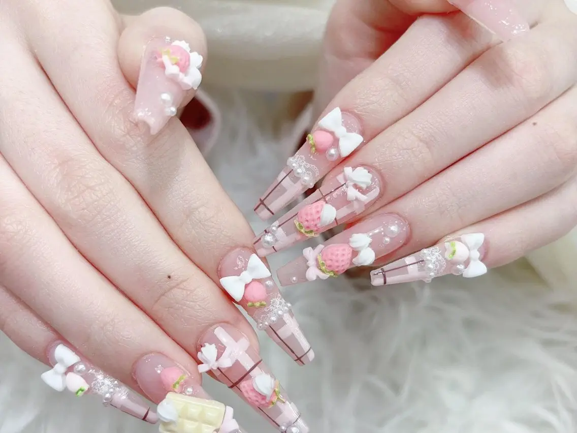 ネイル 長さ出し 韓国ネイル スカルプネイル ワンホンネイル ハンドネイル ハンドケア Akira✨ nailのネイルデザイン