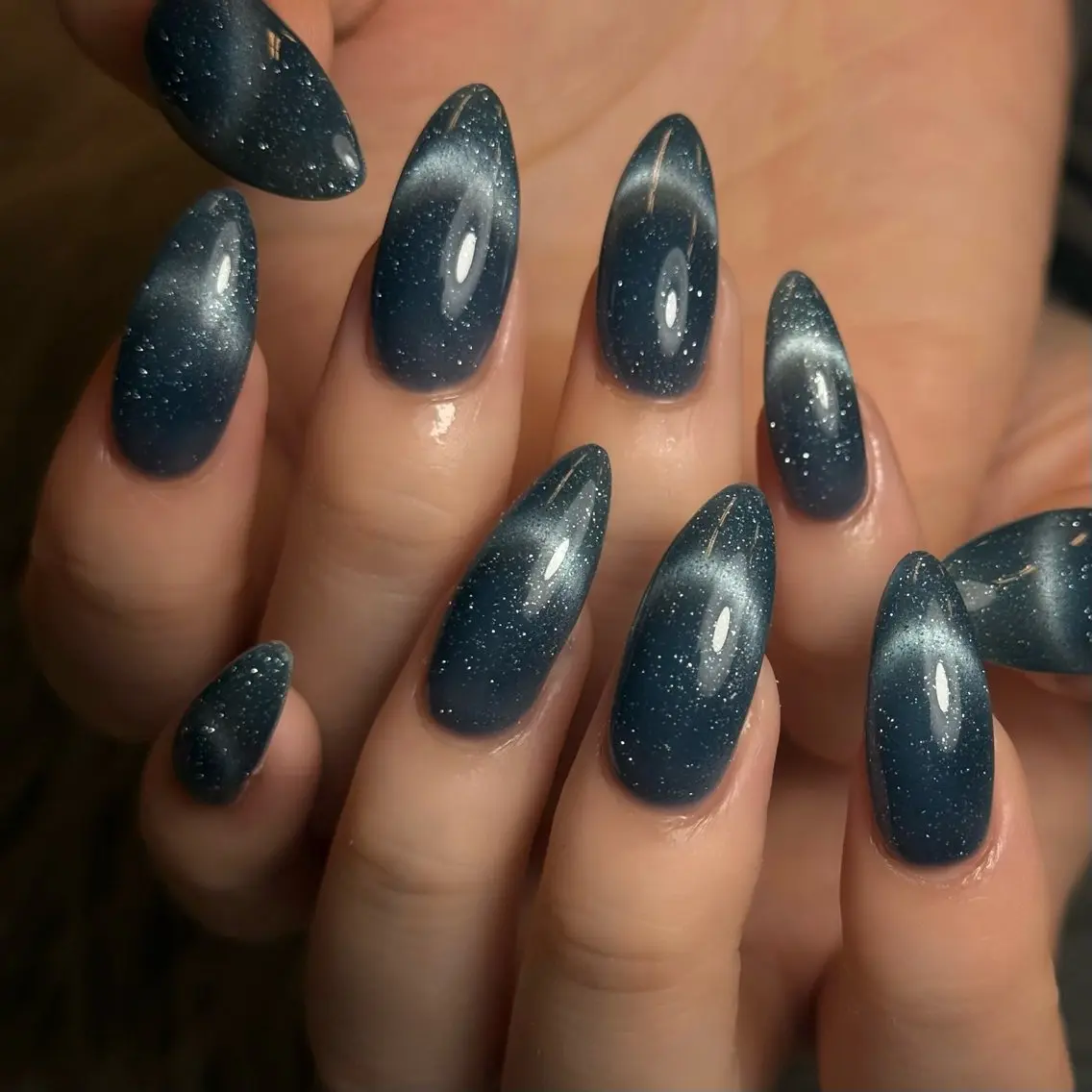 ネイル ブルー ハンドネイル nail salon h🎀小夏のネイルデザイン