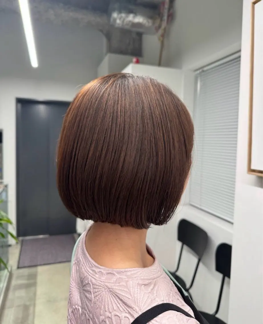 ショート ヘアカラー ボブ/透明感カラー /似合わせ🌱/小林のヘアスタイル