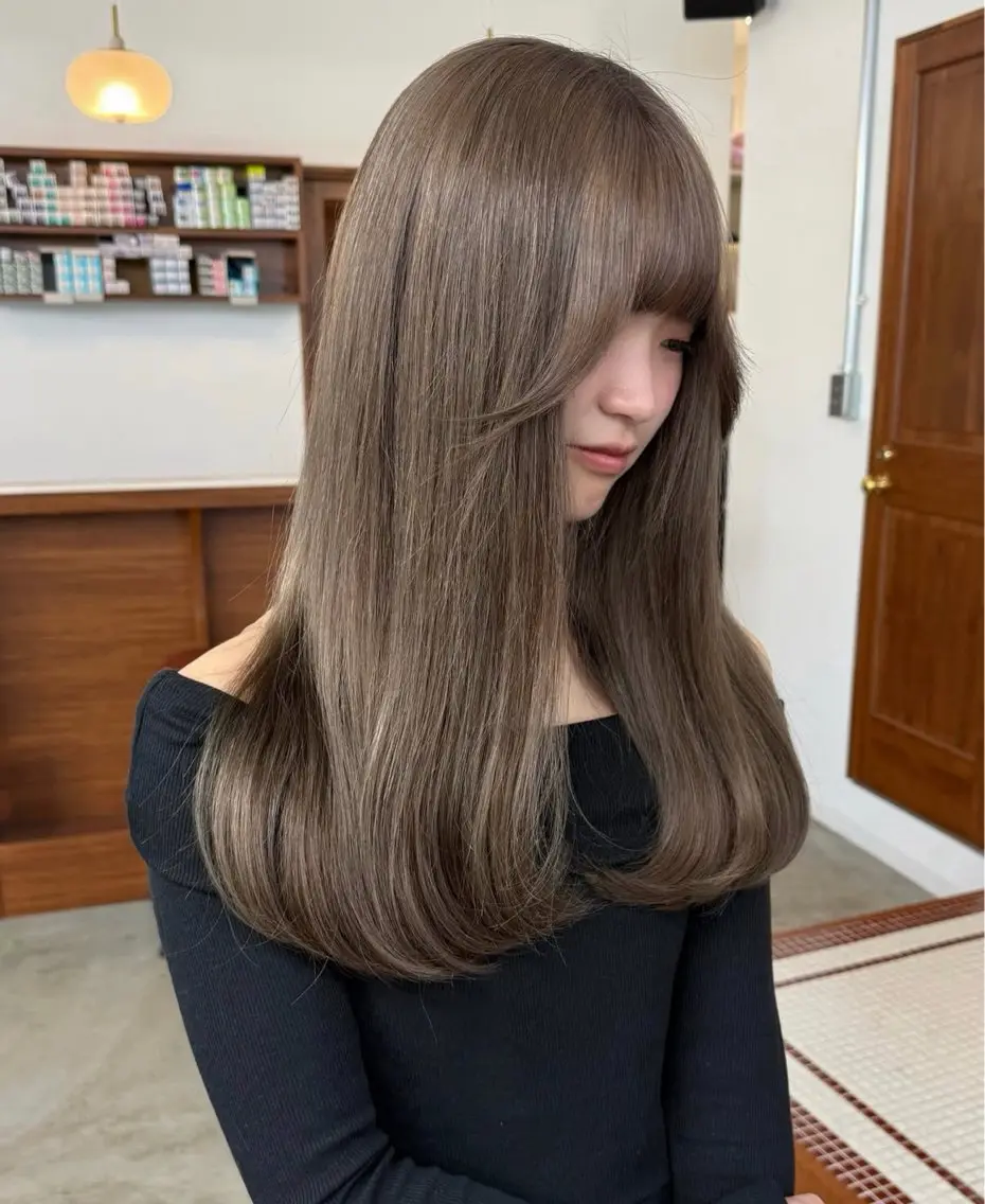 ロング カラー ブリーチ ヘアカラー 大阪梅田 ♡ ヒナのヘアスタイル
