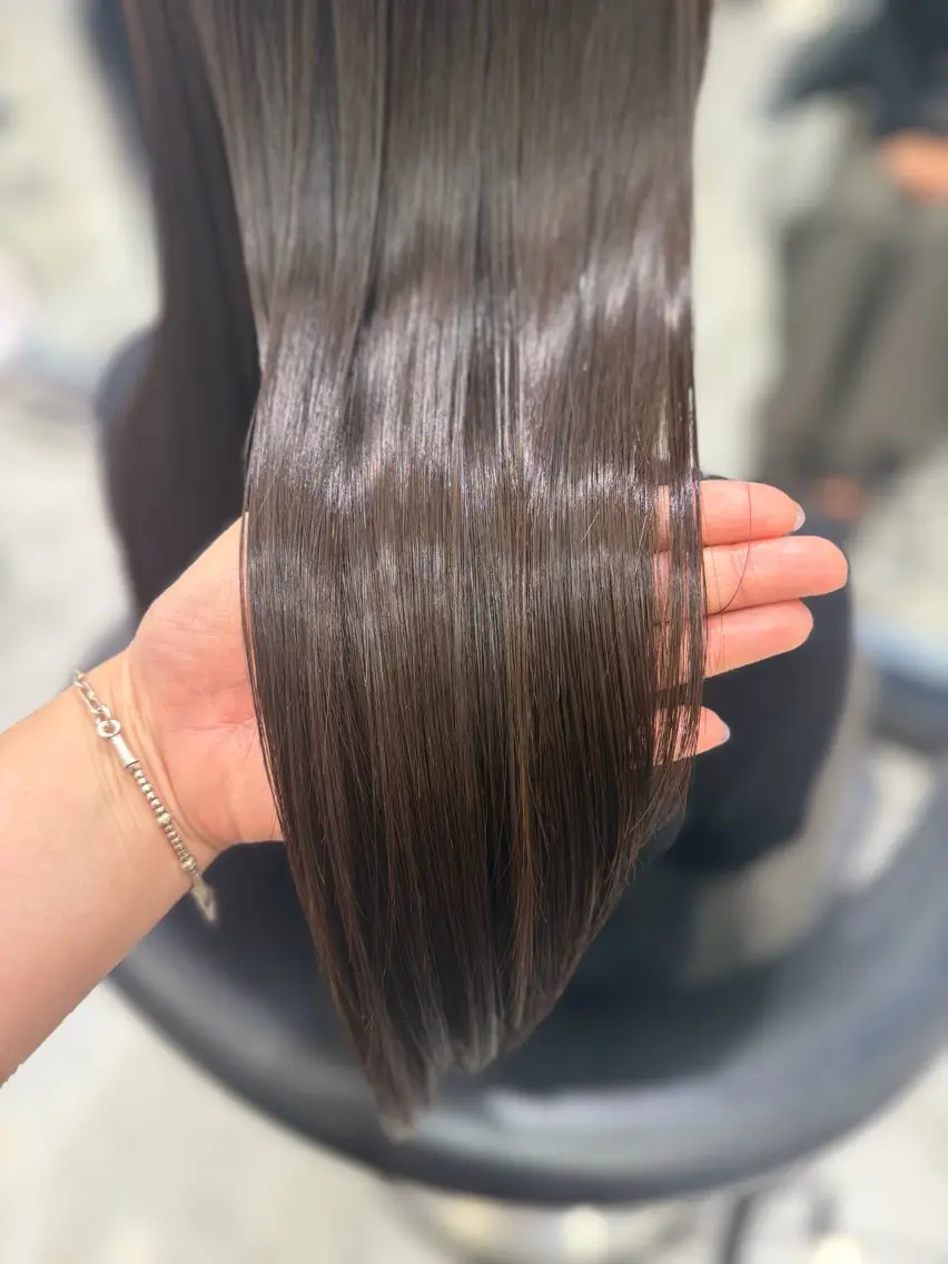 ロング カラー 透明感カラー ヘアカラー トリートメント 韓国カラーお任せ❤️ アサコサユリ🎀の眉毛・アイブロウイメージ