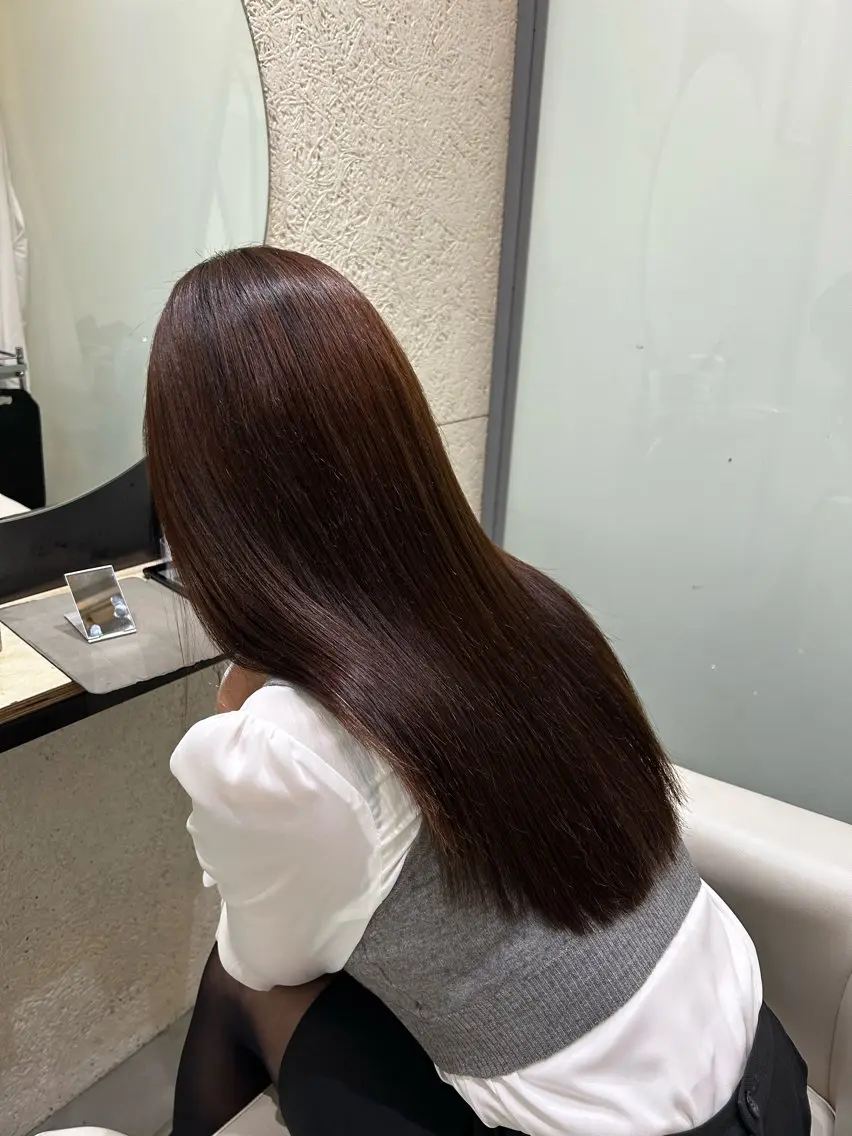 酸熱トリートメント（髪質改善）の写真