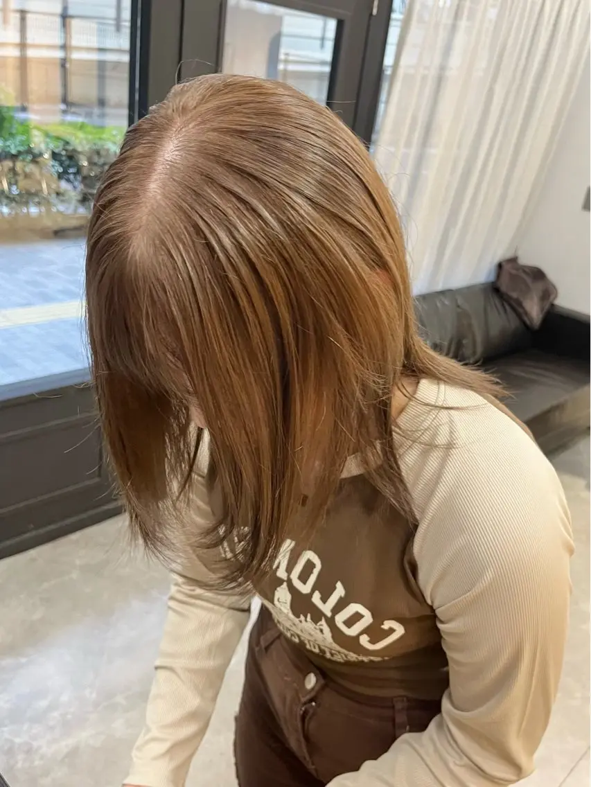 ロング ヘアカラー 透明感カラー/ 池袋/nana 🦋のヘアスタイル