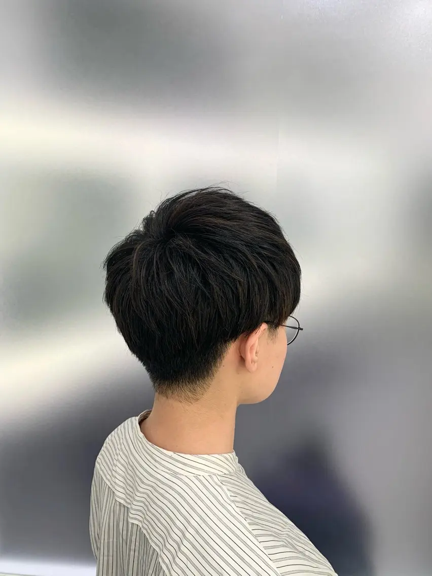 ショート カラー メンズ 透明感カラー/ 髪質改善/しおりのヘアスタイル