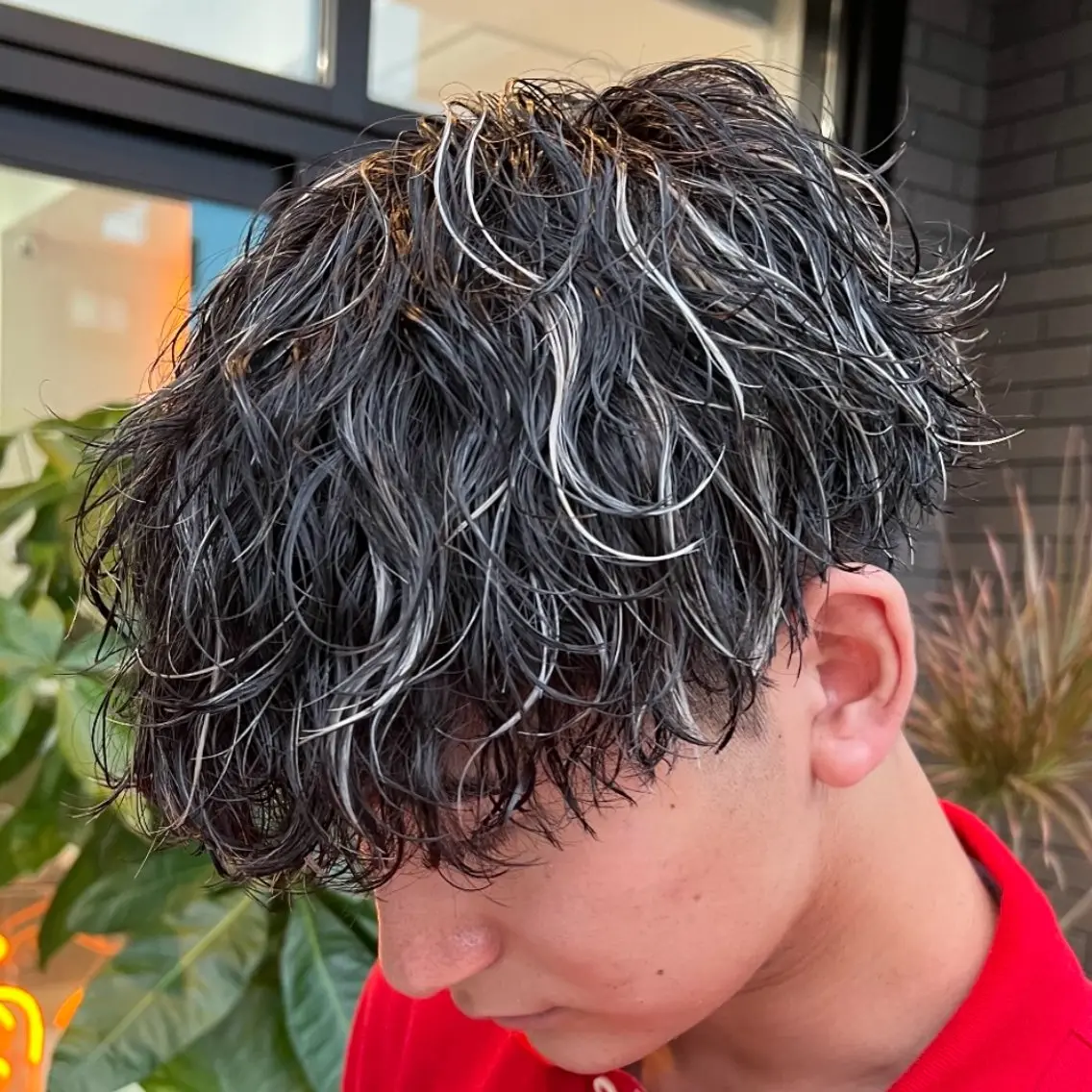 ミディアム カラー ヘアアレンジ メンズ fifth 石川 凪のヘアスタイル