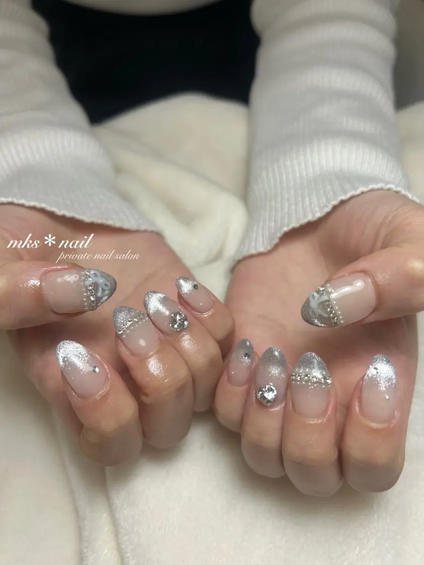 ネイル mks＊nail //  枚方長尾のネイルデザイン