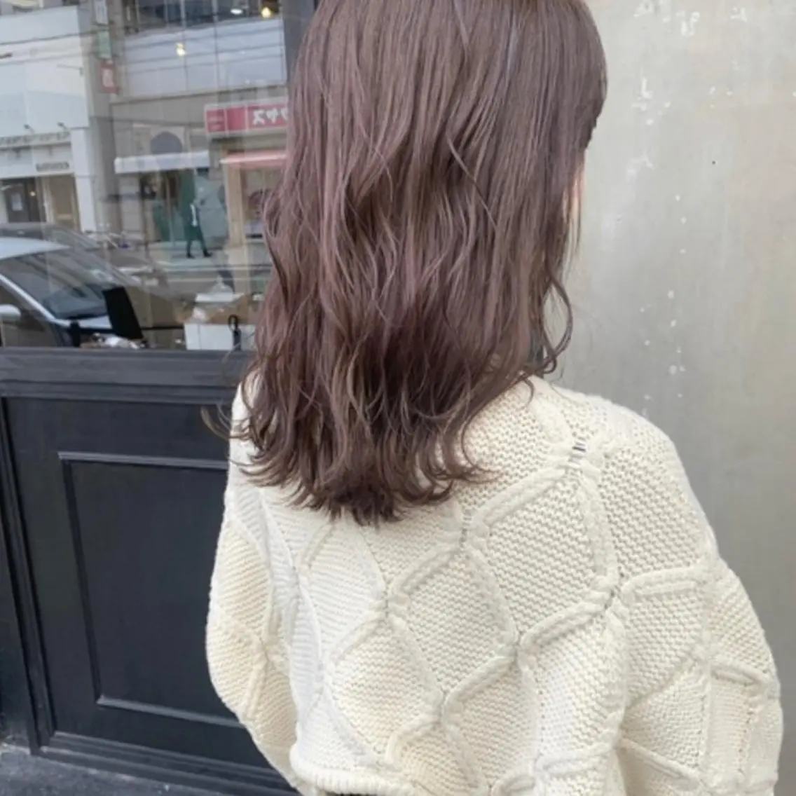 セミロング カラー ベージュカラー カット ヘアカラー ⌇ROMEO京橋店⌇ 鎌谷明星🪷のヘアスタイル