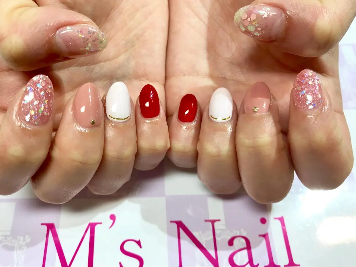 ネイル ラメ(グリッター) M's nail ..高幡不動のネイルデザイン