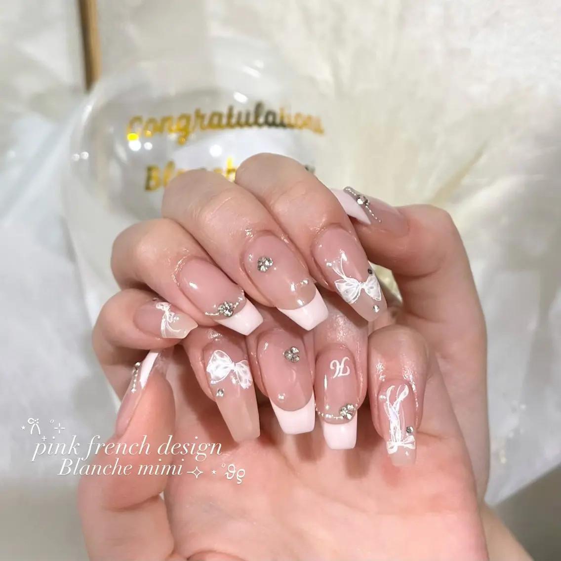 ネイル ハンドネイル Blanche mimi.u_aのネイルデザイン