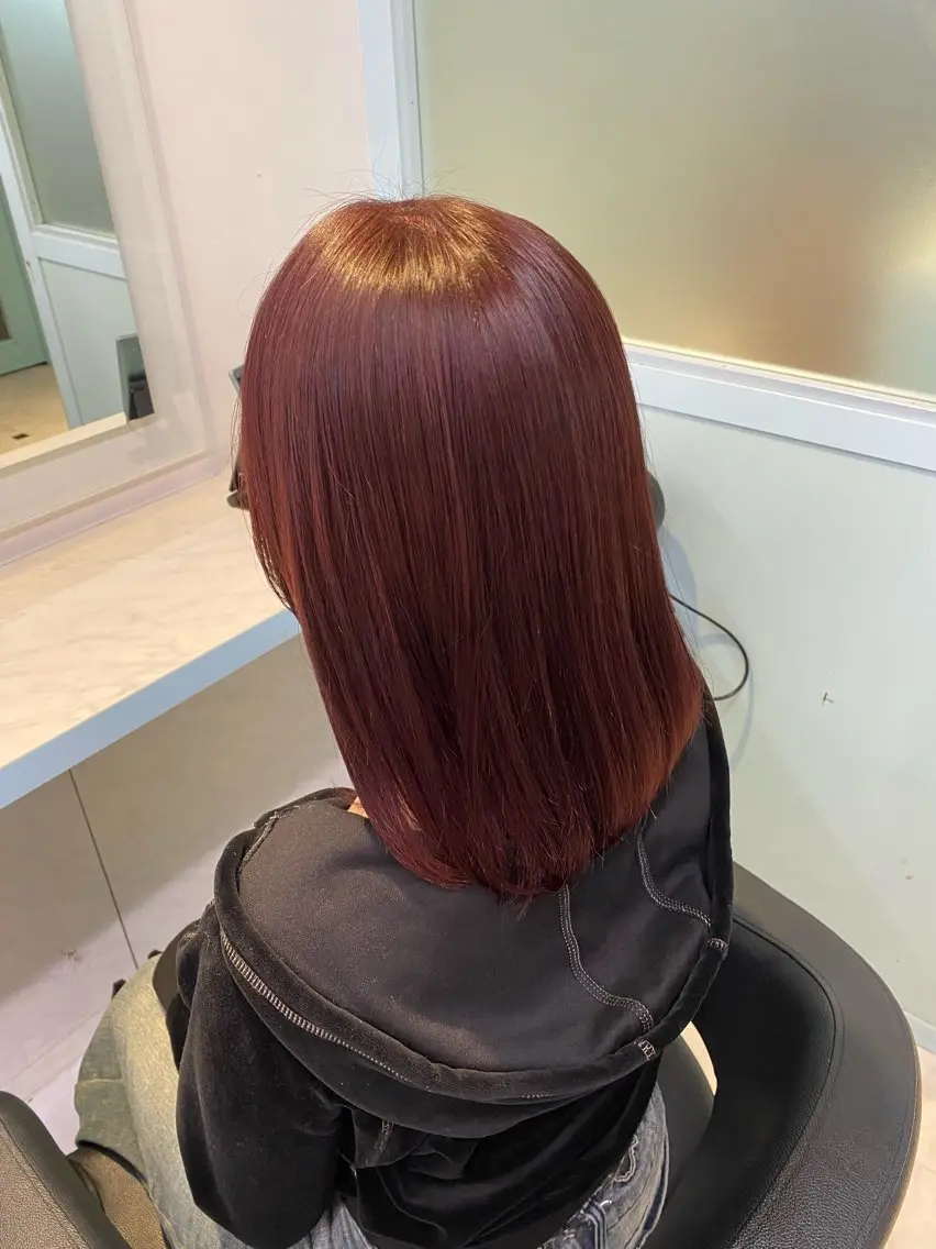 セミロング 🤎モテ髪&透明感 ミルクティー🥣🤎のヘアスタイル