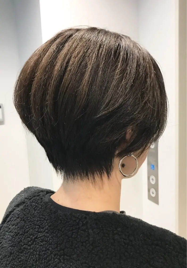 ショート ショートヘア 🌊インナーカラー 🐬櫻井海星のヘアスタイル