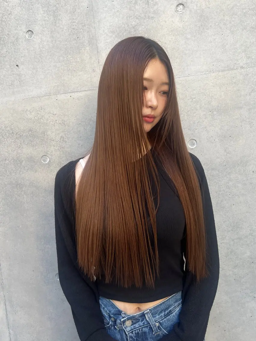 ロング カラー オシャレなスタイル つくりますのヘアスタイル