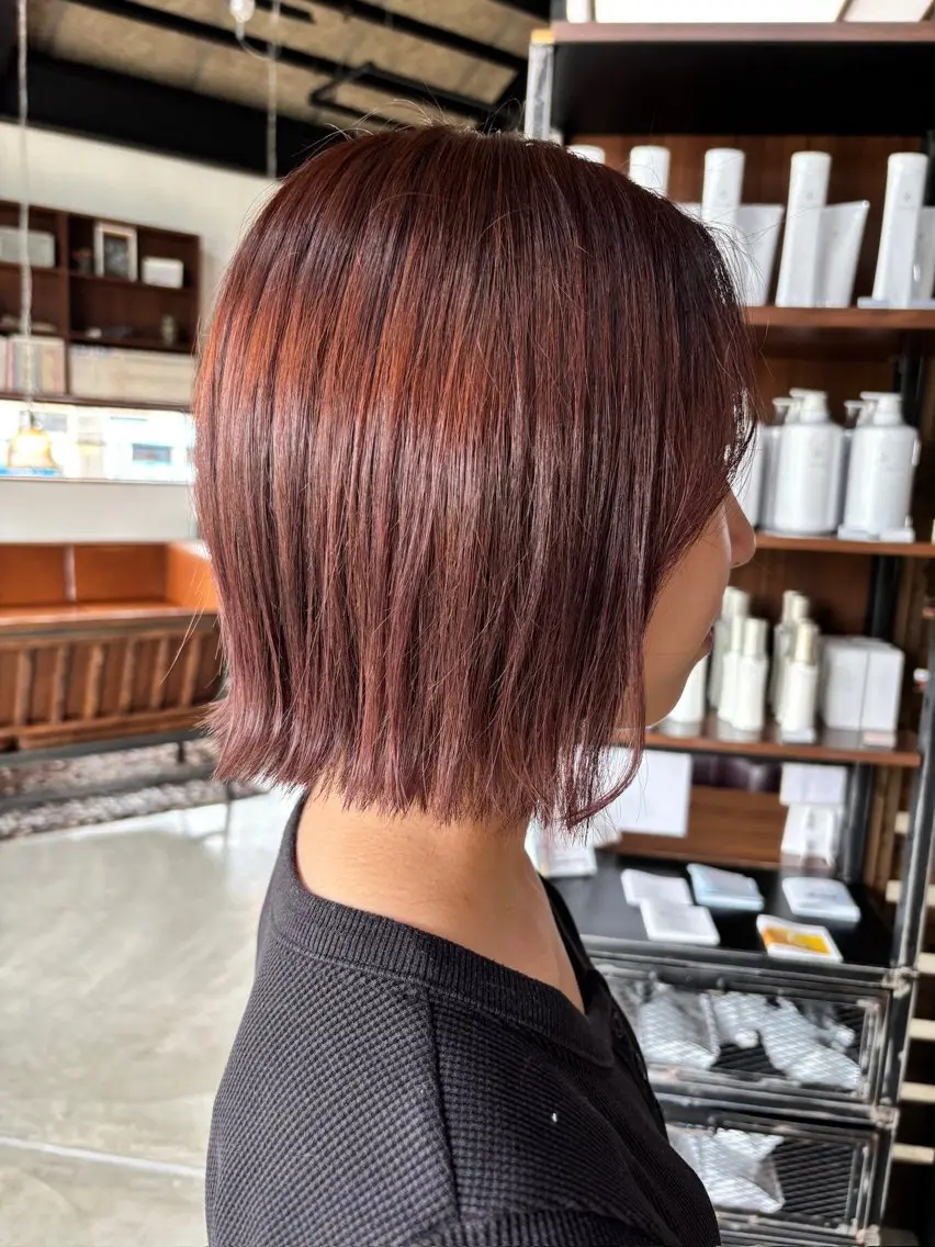 ミディアム ［ステレオ知立］岡田 ウルフ✂️のヘアスタイル