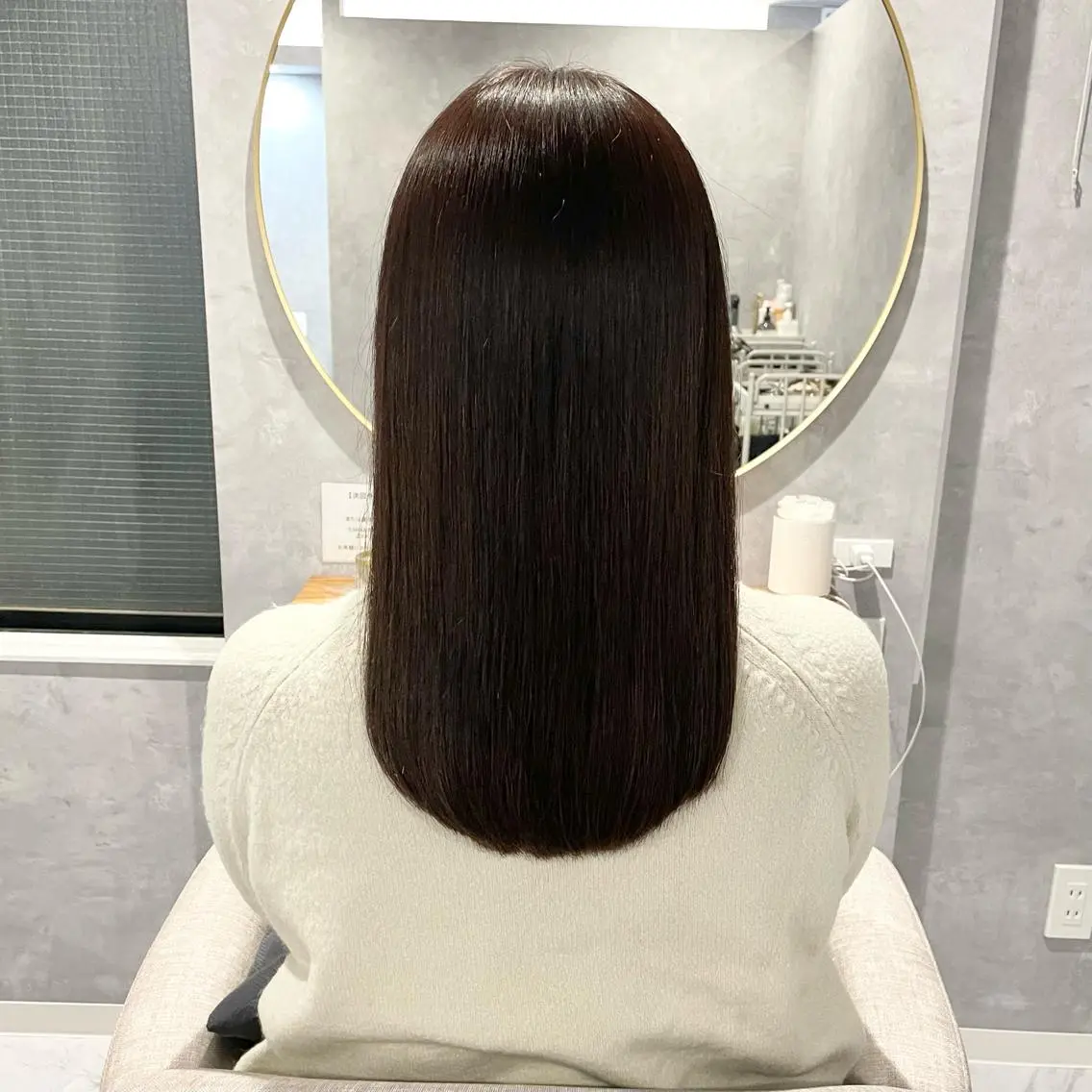 セミロング カラー 髪質改善💍 natsukiのヘアスタイル
