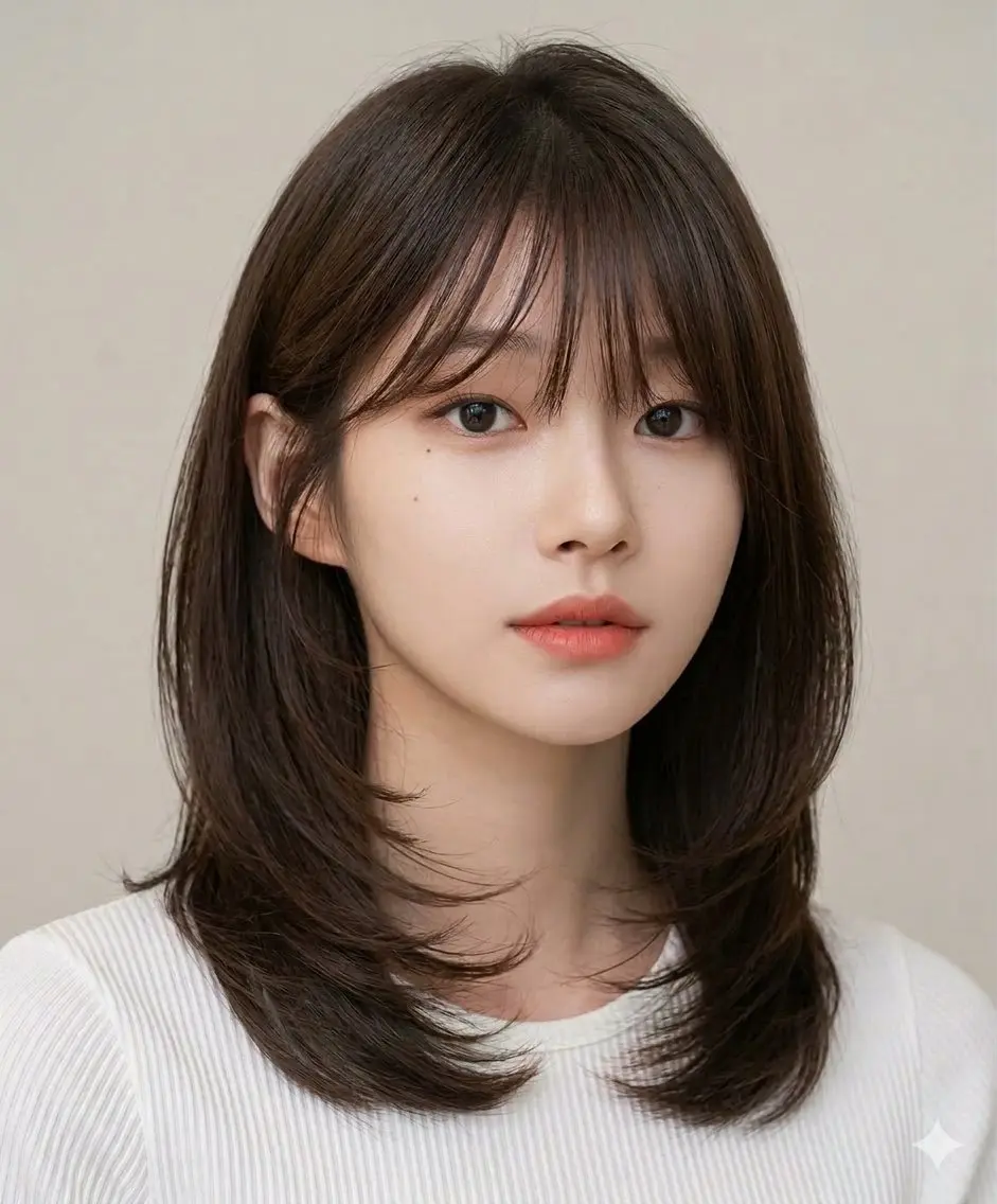 ミディアム ミディアムモデル 募集中/村上廉のヘアスタイル