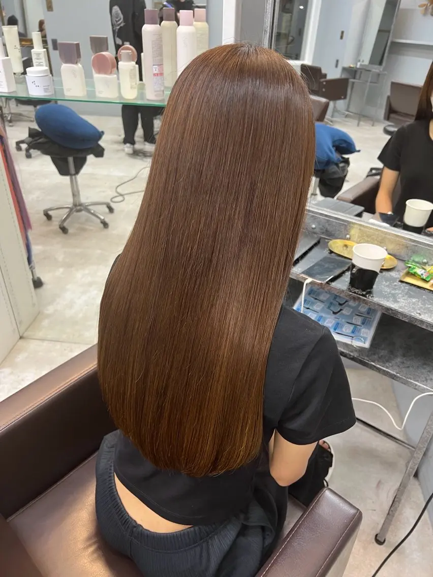 ツヤ髪矯正 Kanaのヘアスタイル