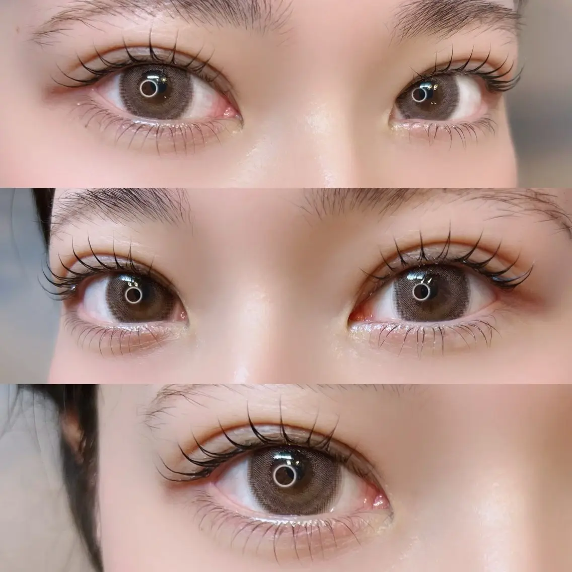 マツエク・マツパ まつげパーマ 下まつげエクステ マツパ 工藤 愛美香の眉毛・アイブロウイメージ