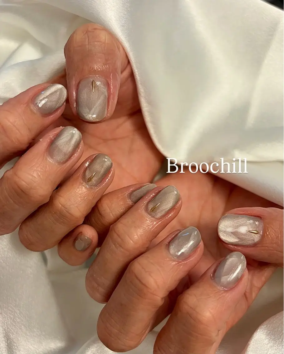 ネイル ハンドネイル nail salon BrooChillのネイルデザイン