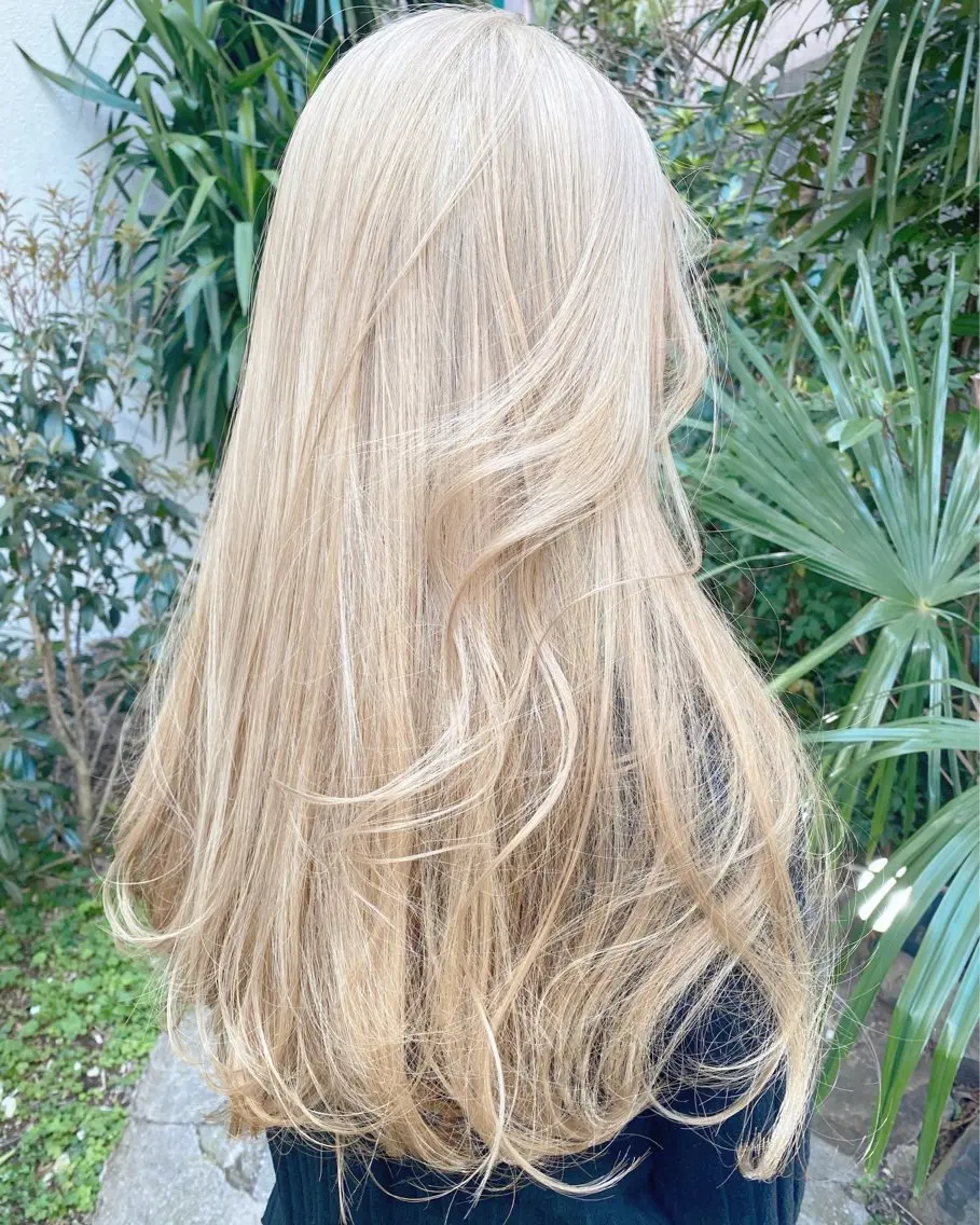 ロング カラー 只野 真衣のヘアスタイル