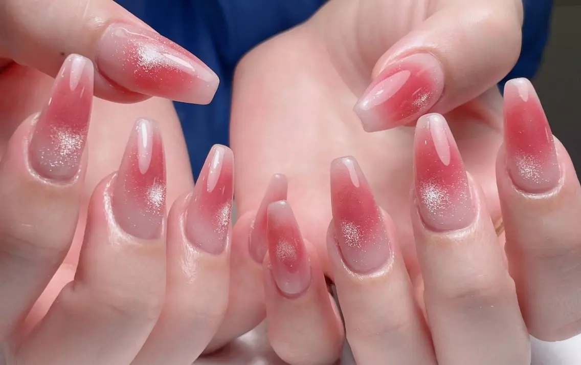 ネイル チークネイル 長さ出し フレンチネイル ジェルネイル 韓国ネイル 中野駅から2分 MEO NAILのネイルデザイン