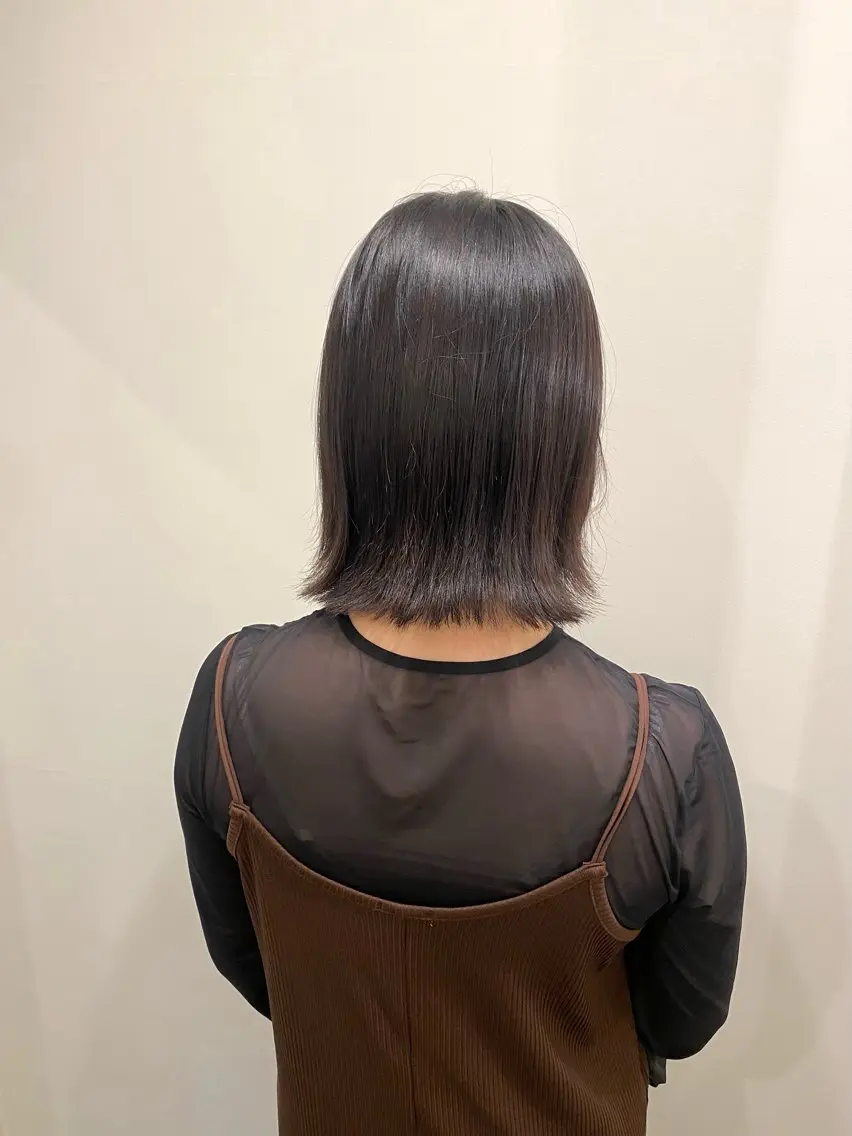 ショート 外ハネヘア カット ヘアカラー トリートメント 🍑 モモカ🍑のヘアスタイル