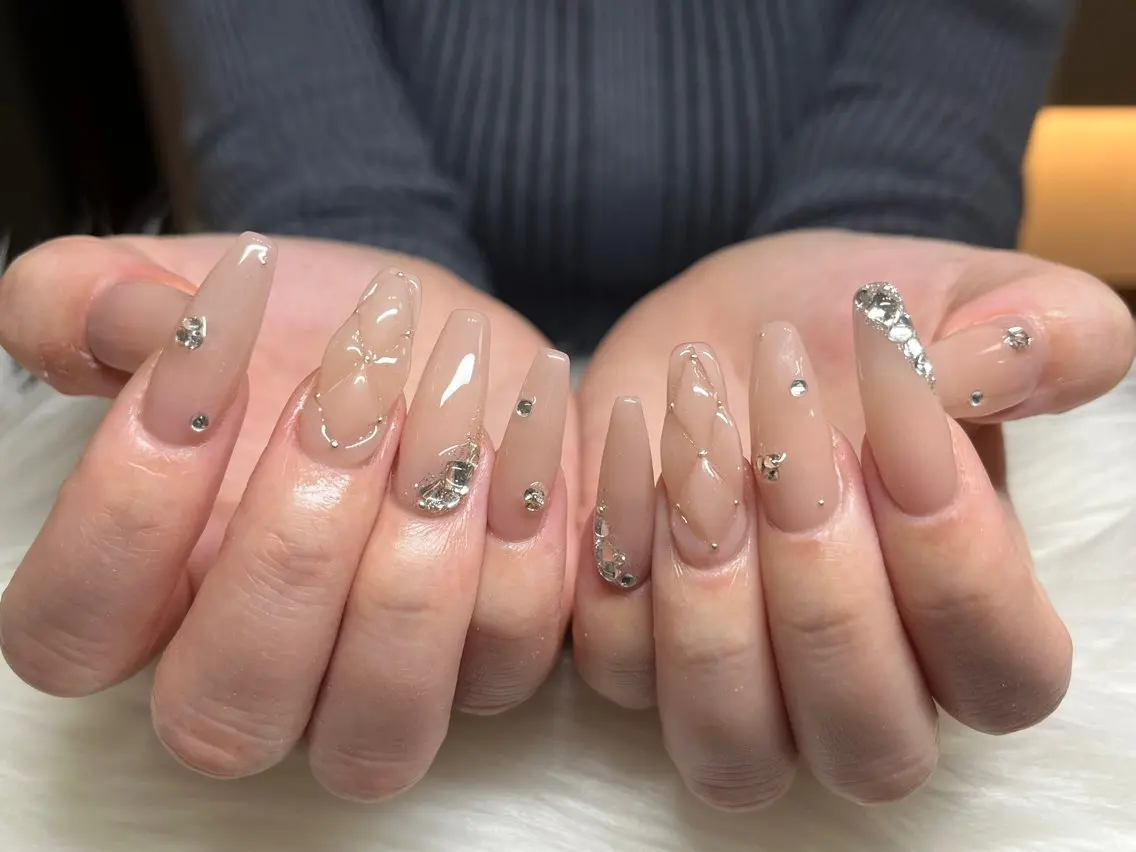 ネイル ハンドネイル 持ち込みデザイン得意 ／長さだし可✨RUIのネイルデザイン