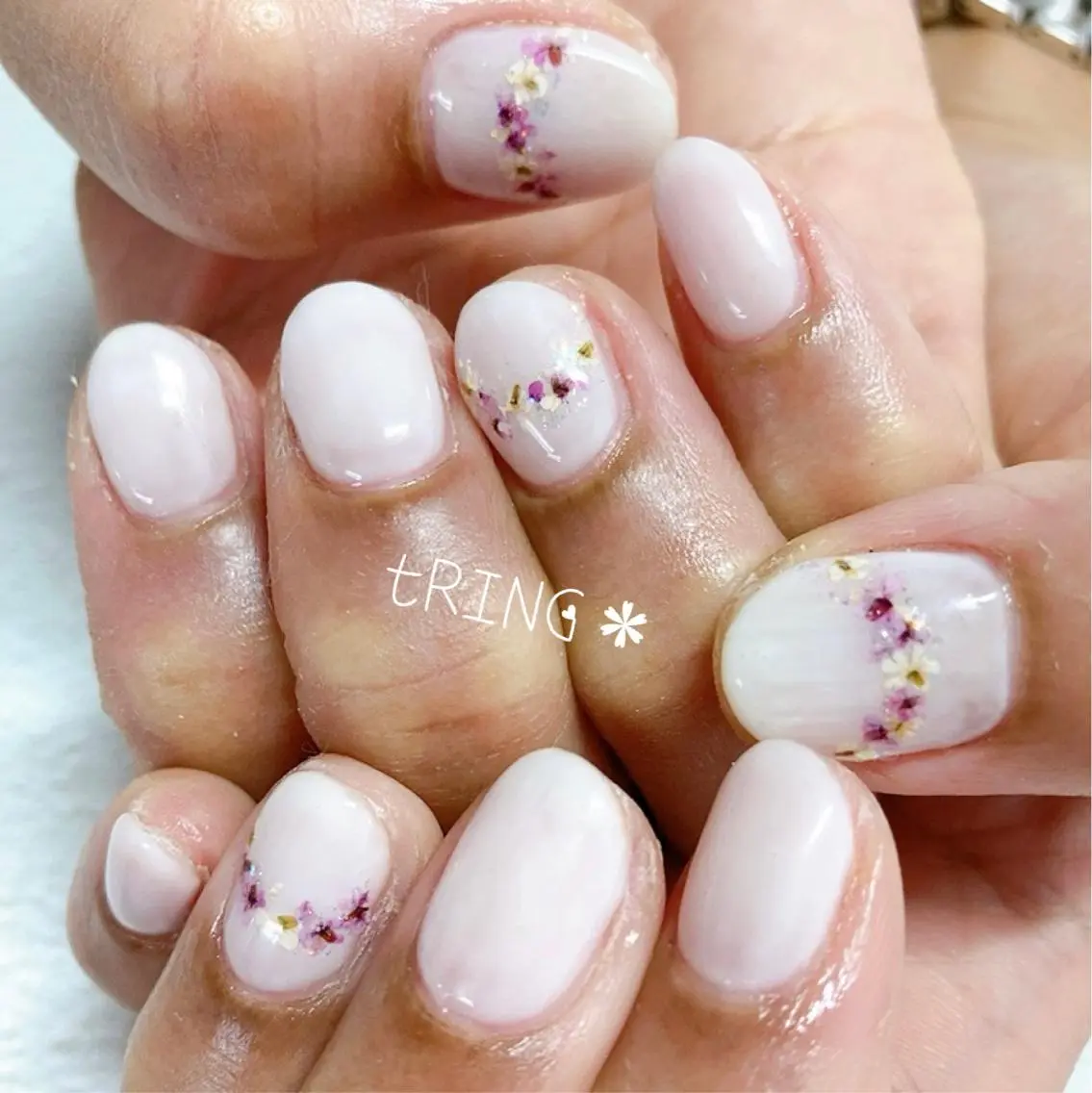 ネイル ハンドネイル tRING＊ しいの木台のネイルデザイン