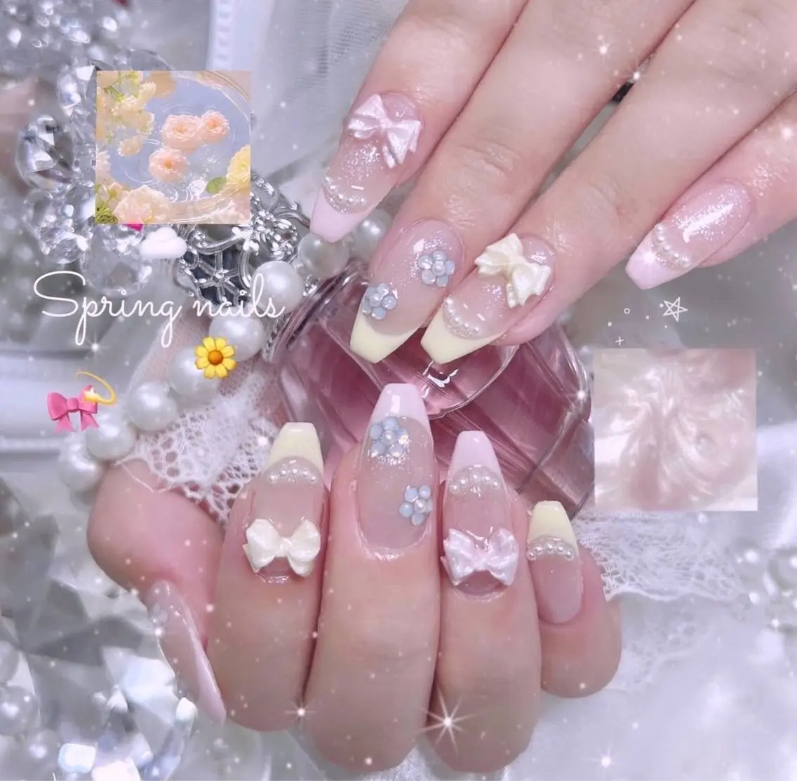 ネイル フレンチネイル パステルネイル 春ネイル ハンドネイル Marin nailのネイルデザイン