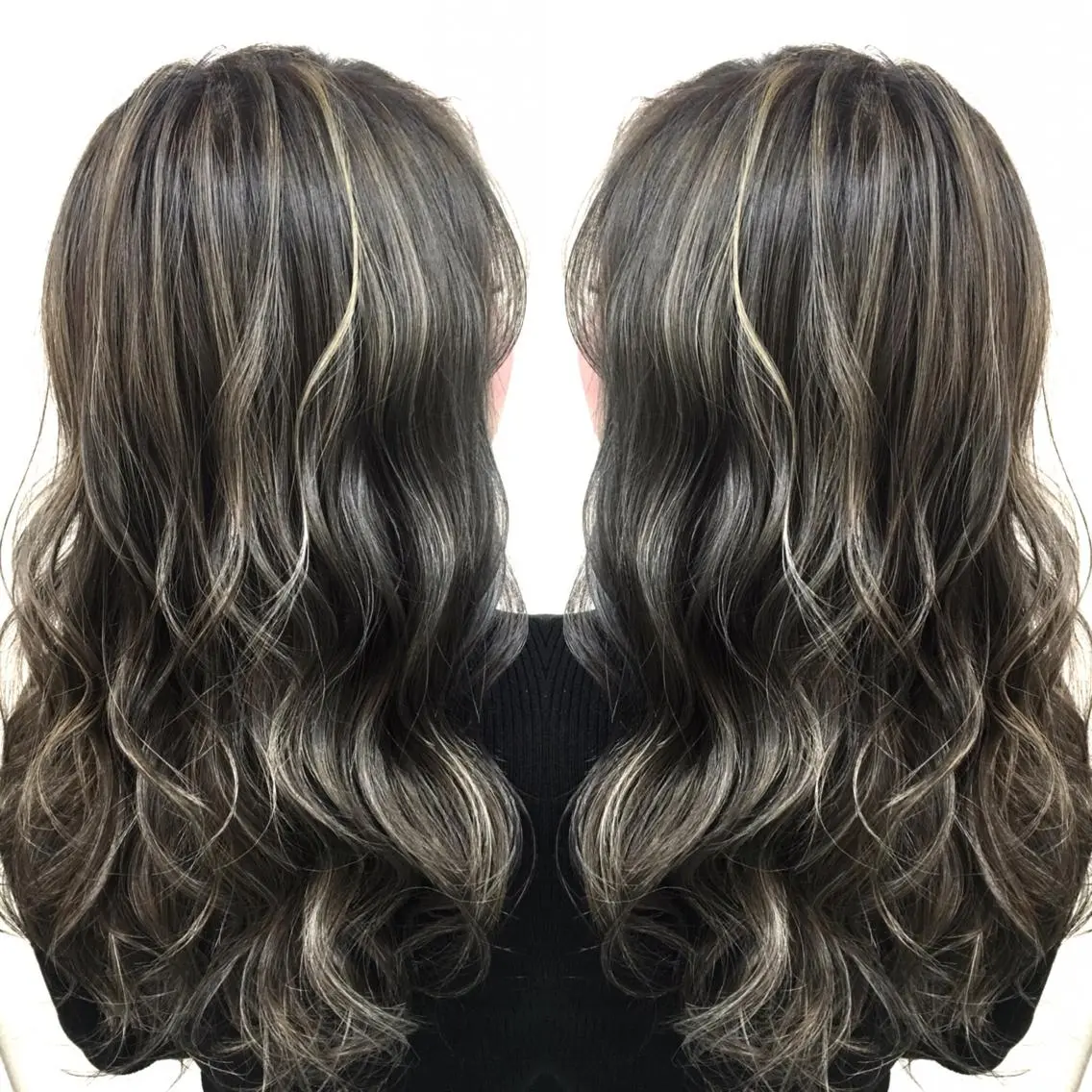 セミロング カラー ヘアカラー トリートメント 井上 一平のヘアスタイル