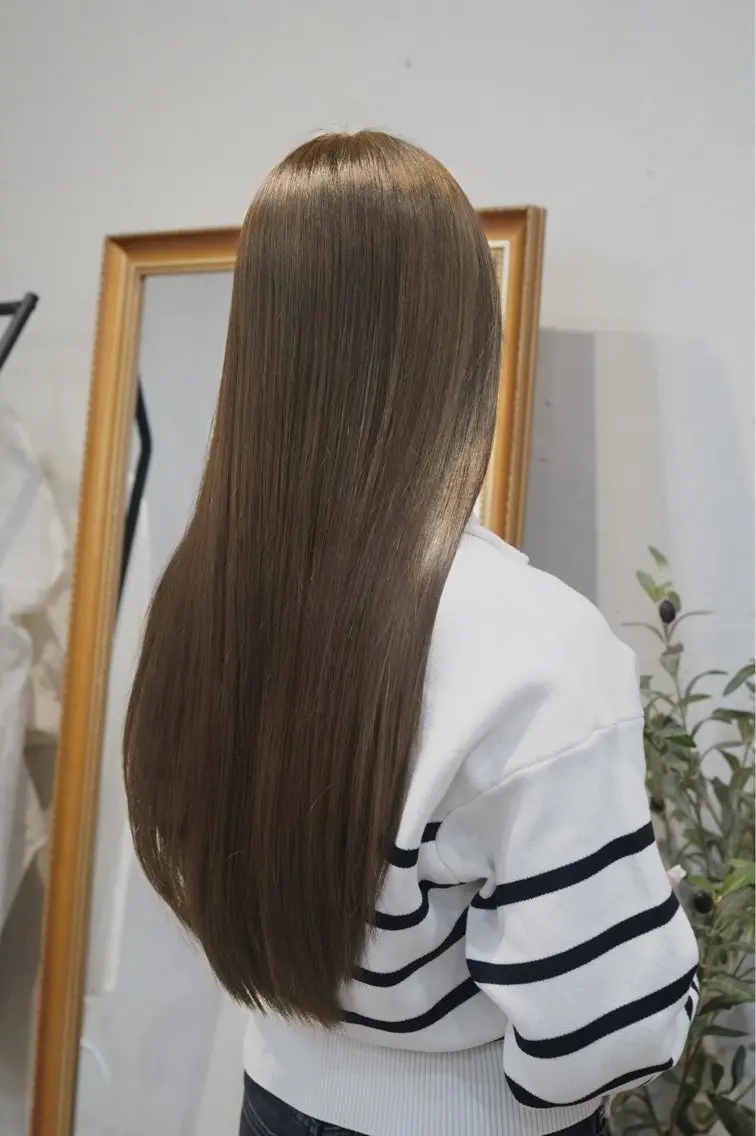 カラー ヘアカラー ✨ブリーチなしカラー ×髪質改善✨松村 潤のヘアスタイル