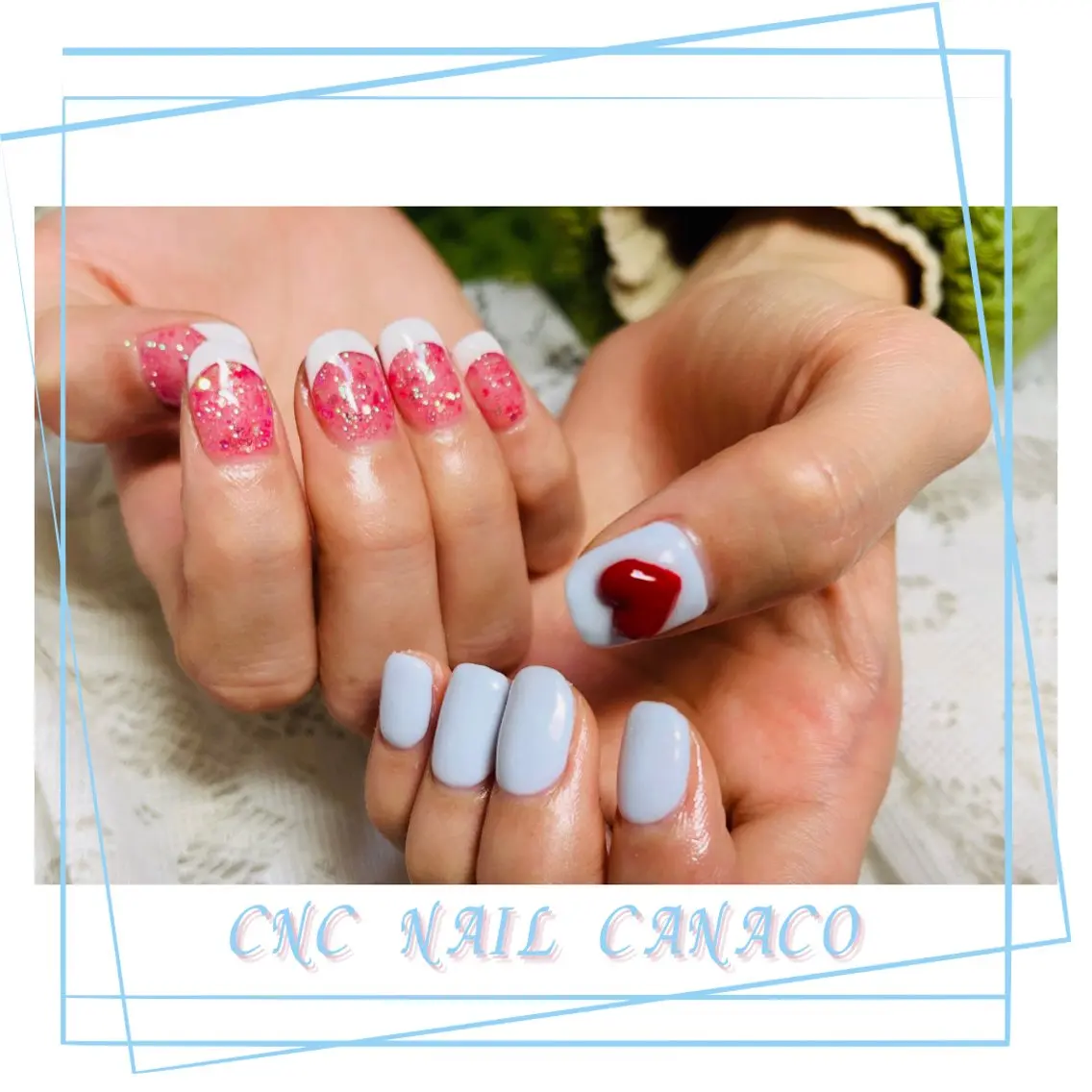 ネイル アートネイル 持ち込み ハンドネイル ハンドケア ベテランネイル cnc  nailのネイルデザイン