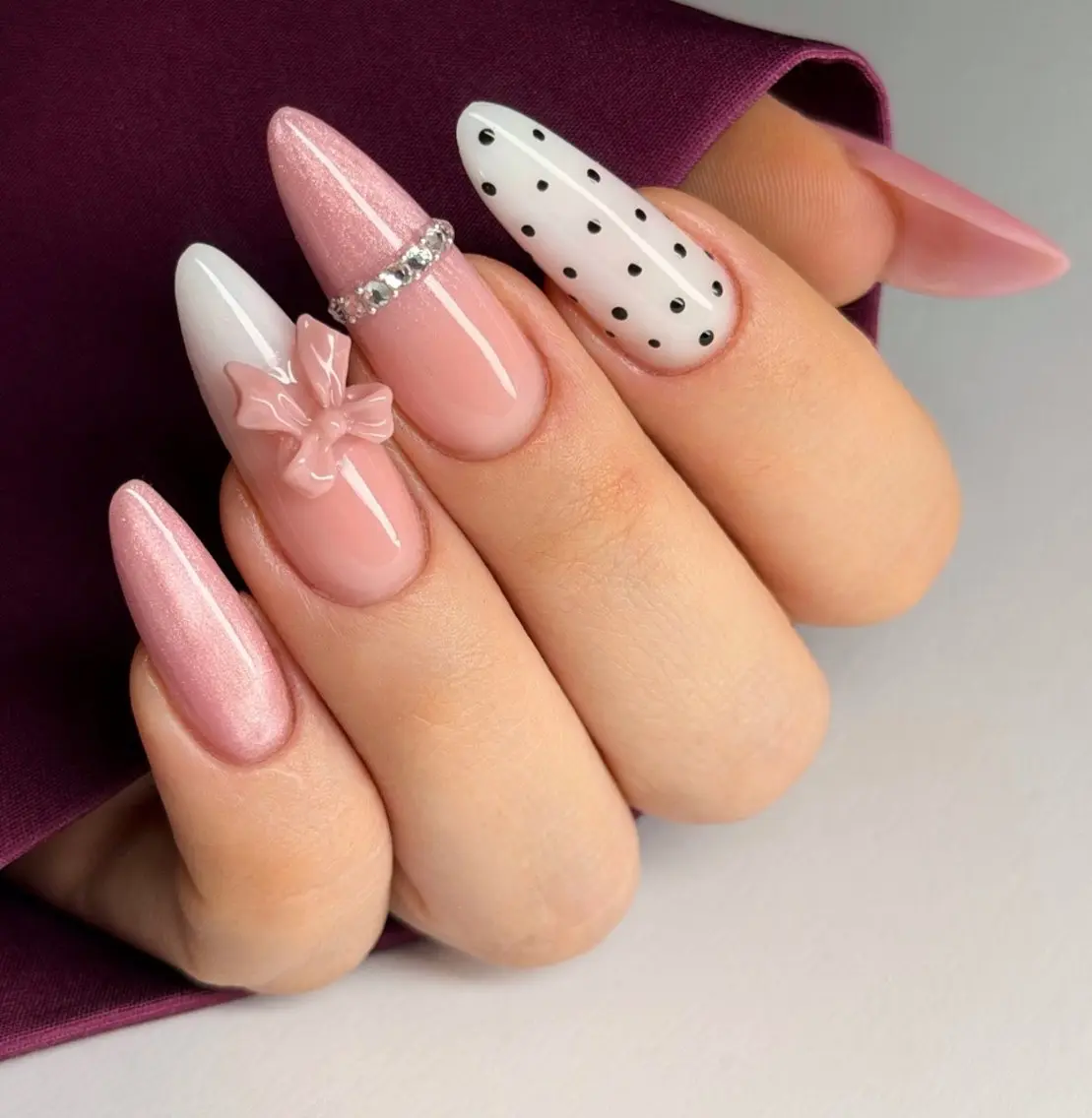 ネイル アートネイル ジェルネイル グラデーション マグネットネイル ニュアンスネイル ハンドネイル Ryu nail studioのネイルデザイン