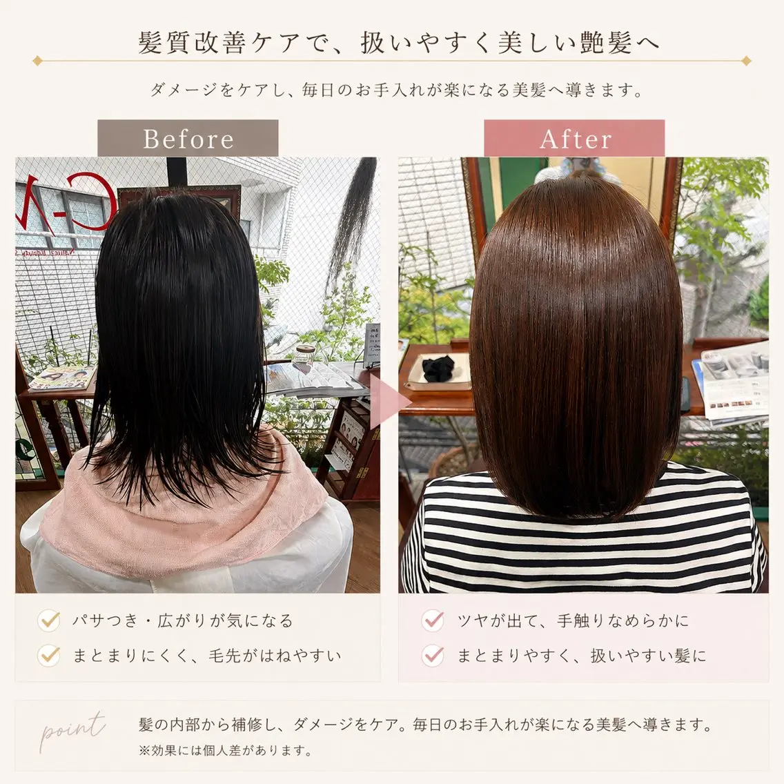 ミディアム トリートメント . kanokoのヘアスタイル