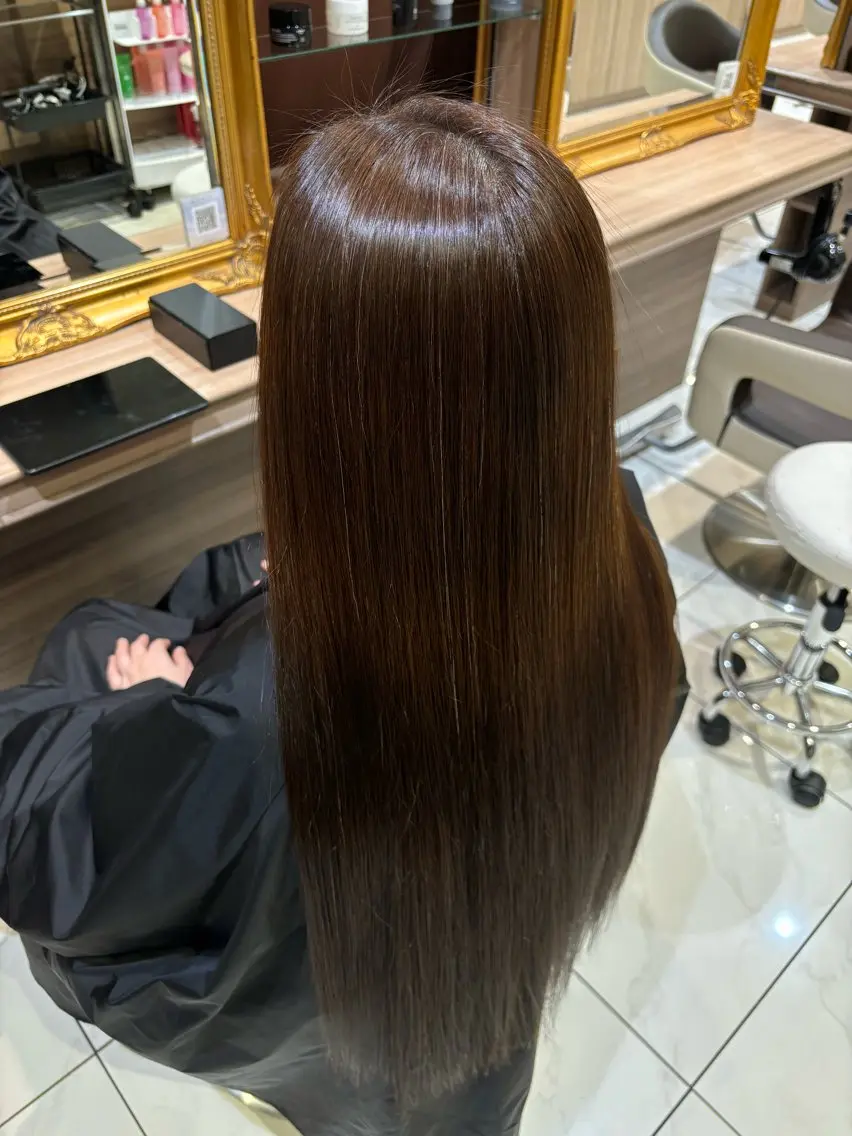 ロング 髪質改善 縮毛矯正 縮毛矯正 🥀縮毛矯正🥀 川﨑和希のヘアスタイル