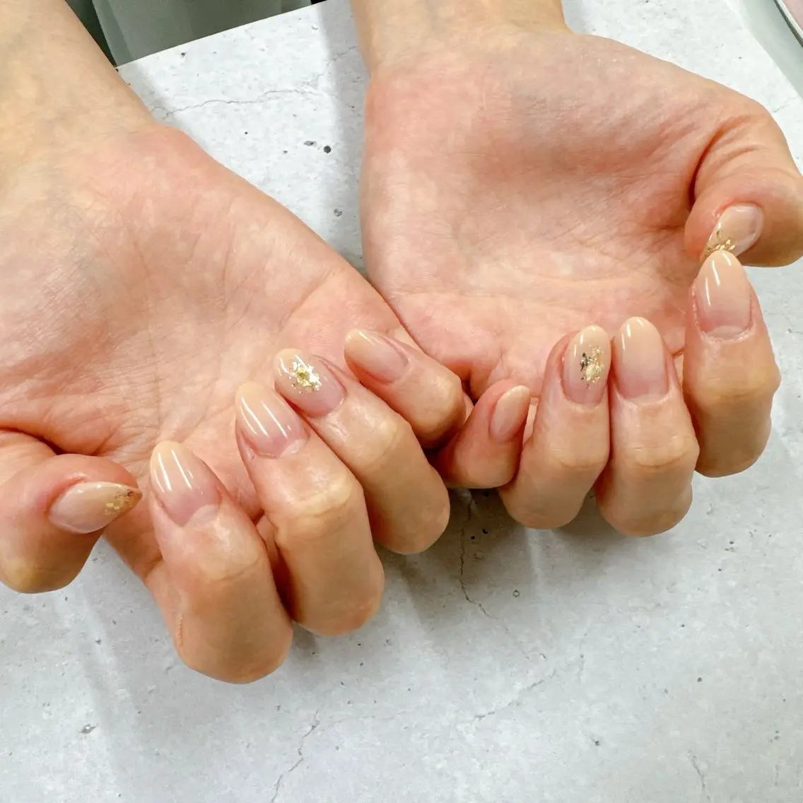 ネイル オフィスネイル シンプルネイル ハンドネイル Monica nails/福島のネイルデザイン