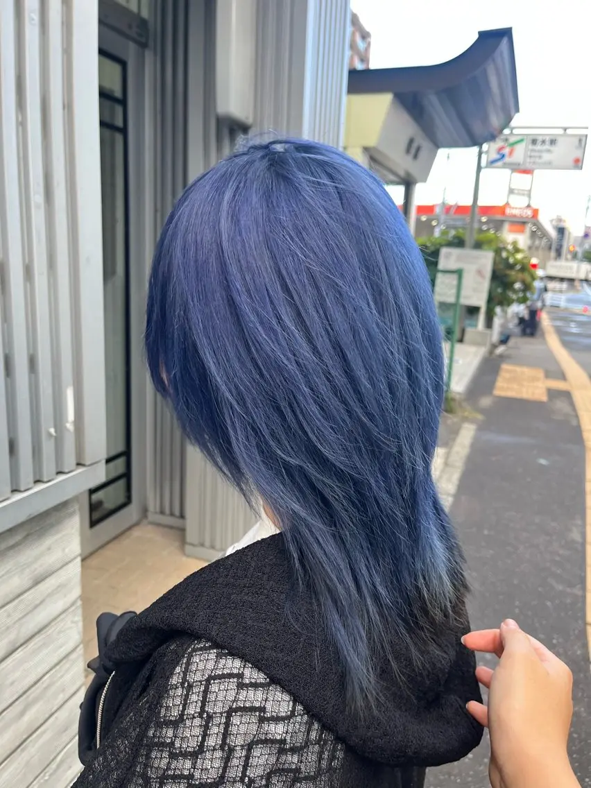 ロング カラー 栗原 きえ ／ダメージレスのヘアスタイル