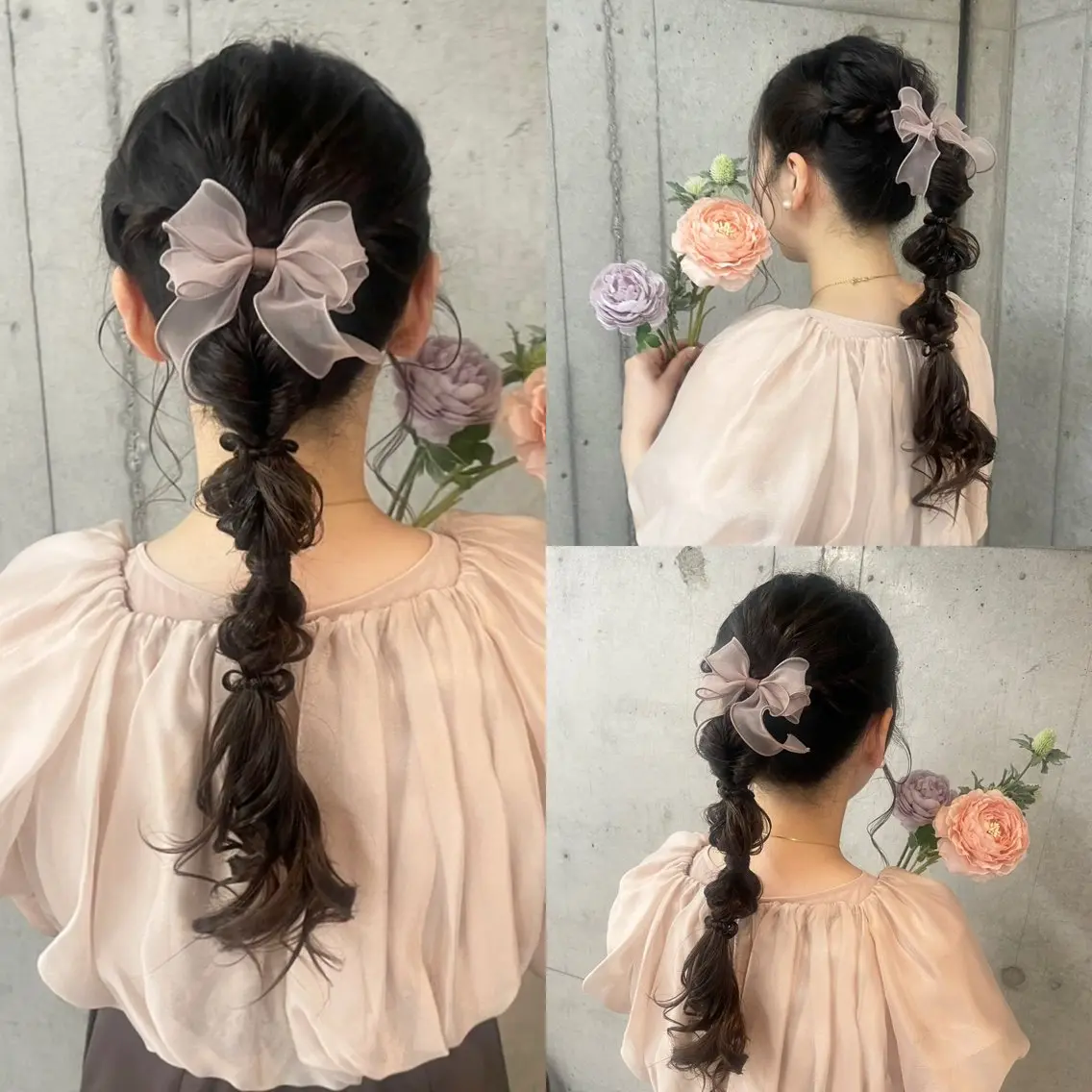 ロング ヘアアレンジ ヘアセット 美髪× ヘアセット✨Araiのヘアスタイル