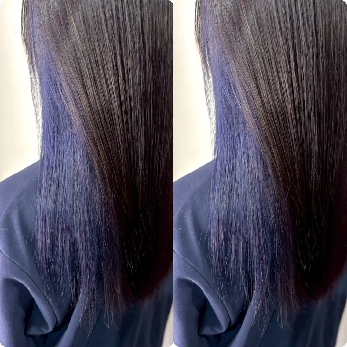 ロング カラー 切っぱなし💇‍♀️ イヤリング🎨龍之介のヘアスタイル